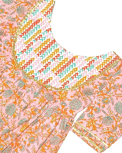 Image of Chandrakala Kids Kurta Sharara with Dupatta for Girls(KG118)