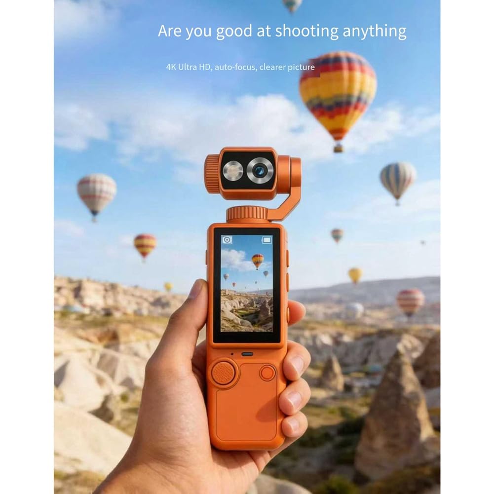 Q8 Caméra de Sport Portable de Poche pour L'Extérieur : Ultra-Nette, Autofocus, Enregistrement de Conférences, 32 Go B