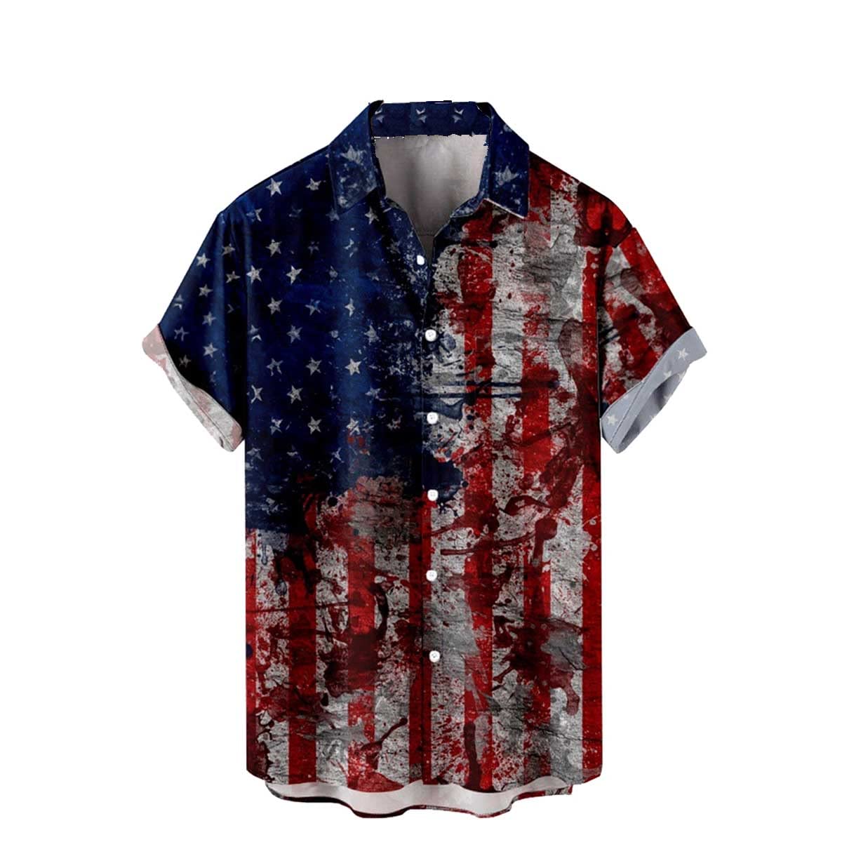 Halloween shirt heren leuke pompoenen schedel korte mouw button down Hawaiiaanse vakantie shirts, doodskop en rozen 2, groot