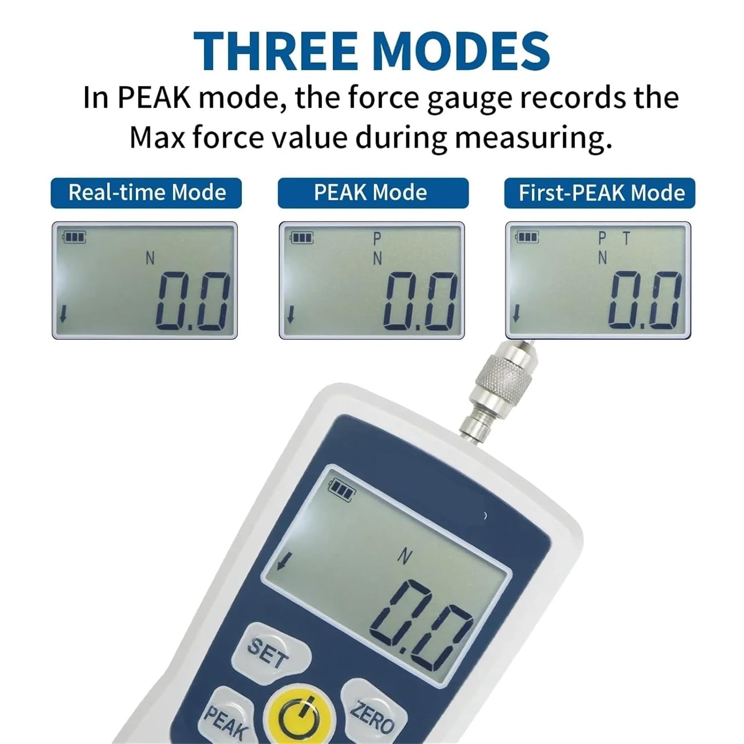 2N/3N Digital Force Meter Digital Push Pull Force Gauge(3N)