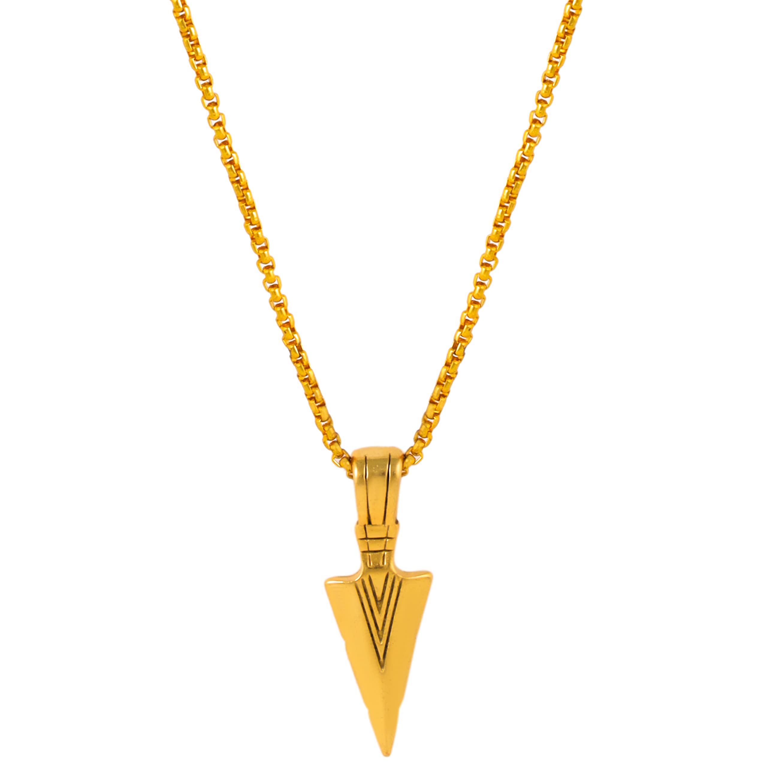 See full amazon price history chart for Thrillz Mens Gold Necklace Triangle Arrow Head Pendant Mens Jewelry-Gift for Him Golden Chain Pendant For Men Boys Thrillz Mens Gold Necklace Triangle Arrow Head Pendant Mens Jewelry-Gift for Him Golden Chain Pendant For Men Boys (B09SV6YCTY) Amazon Price History, Amazon Price Tracker
