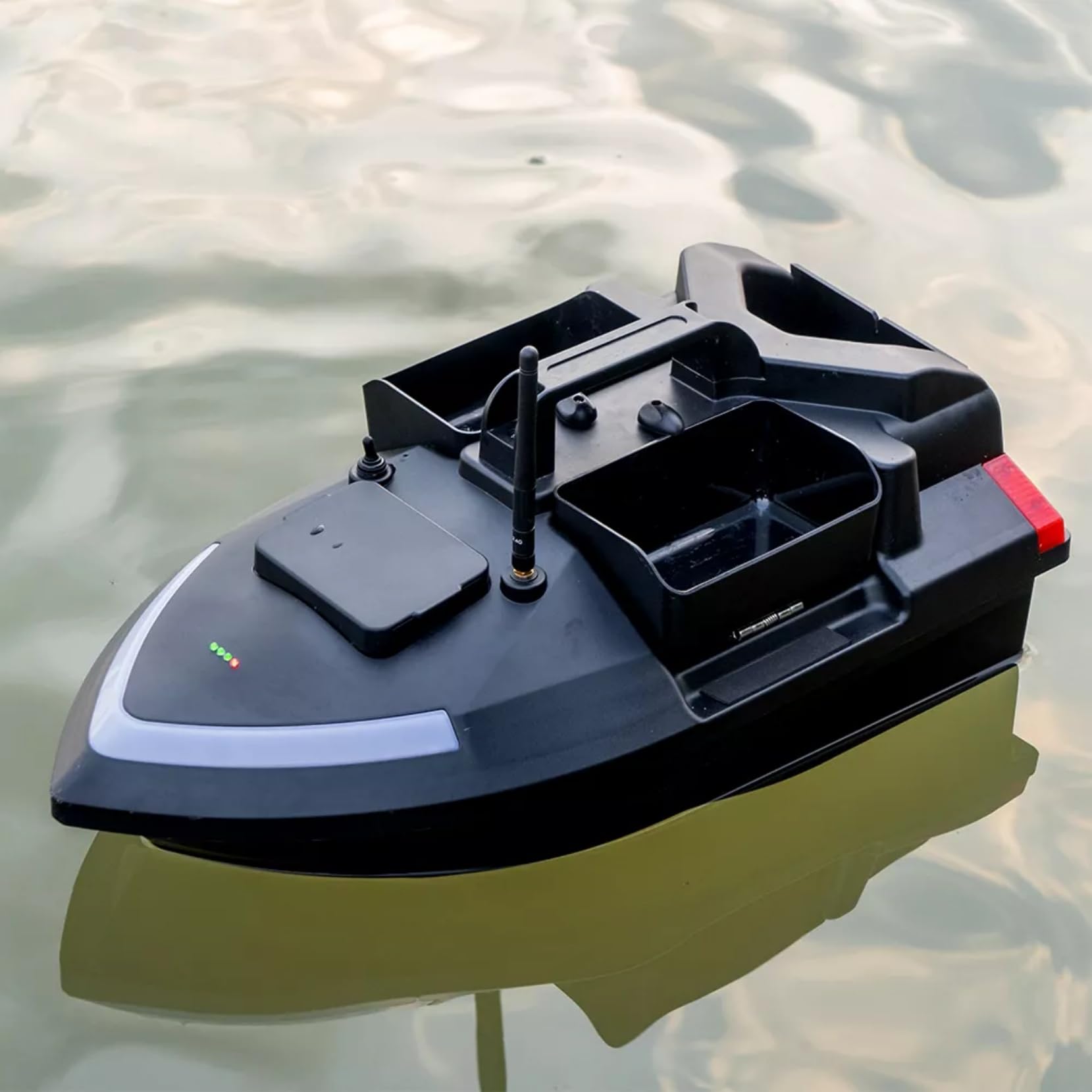 Futterboot mit GPS RC Boot, Fischköder-Boot Angelköder, GPS Cruise KöderBoot Mit 12000Mah Batterie (12000mah)