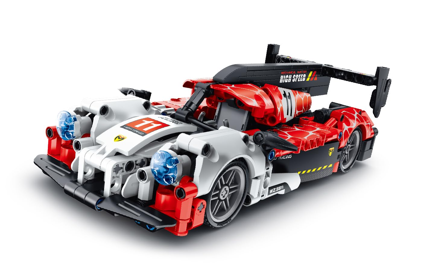 iM.Master - Super Racing Car - Model Car Technic Pull Back Function - Building Blocks for Adults and Children, 472 Pieces, 1:20 Scale, Educational Games, Model Making