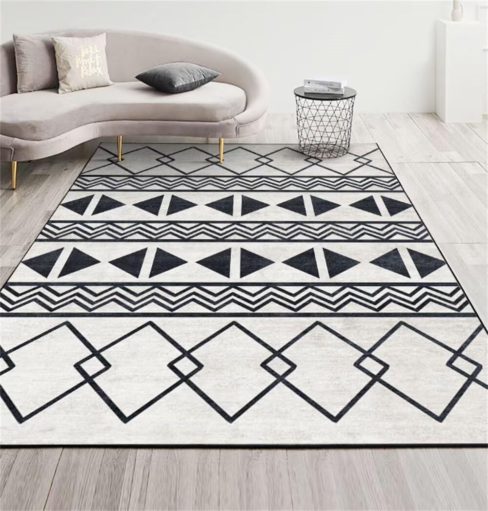 Tapis de lit gris 80x160cm moderne pour protéger le sol du salon