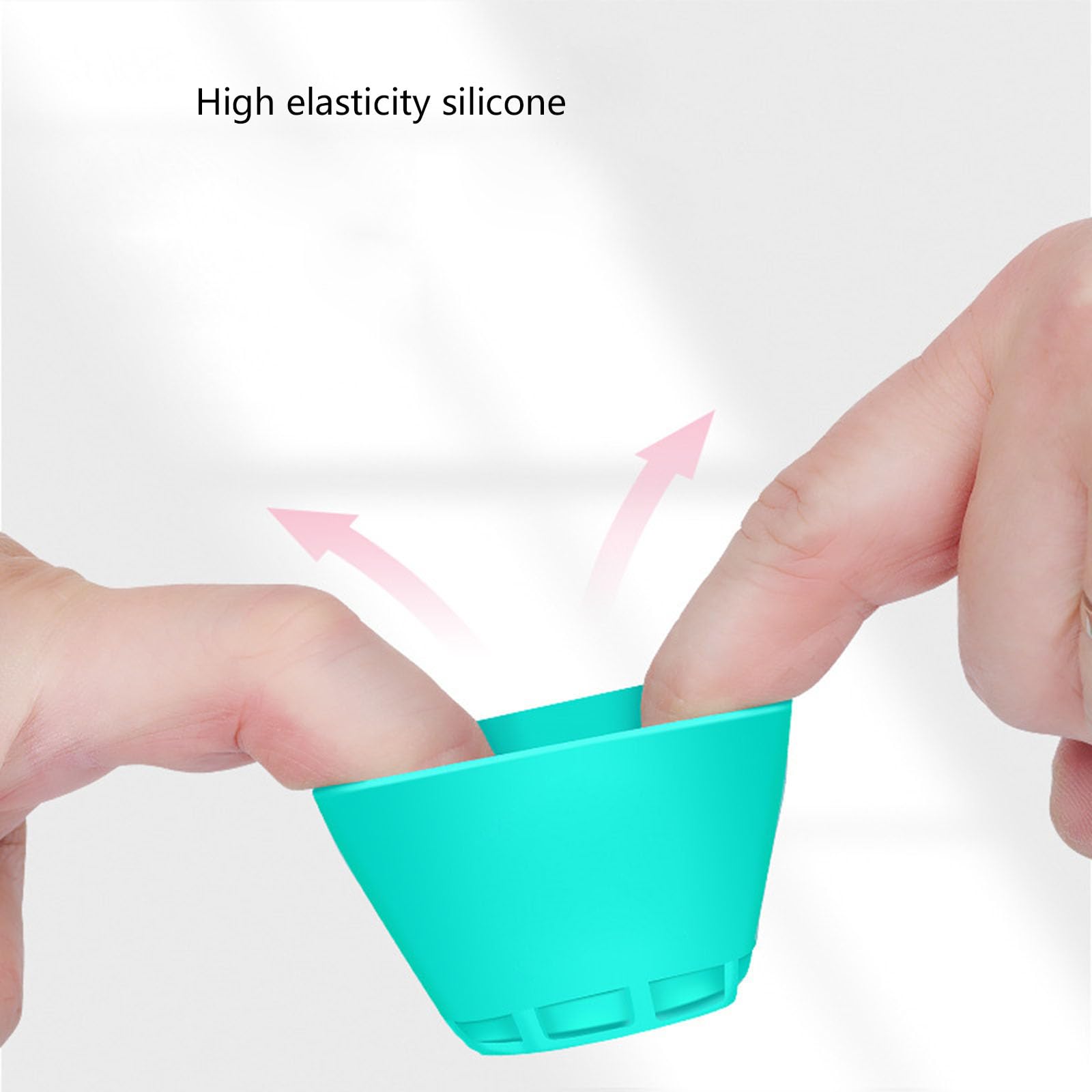 PEPWE 4pcs Handle End Covers Silicone Fishing Rod End Protector