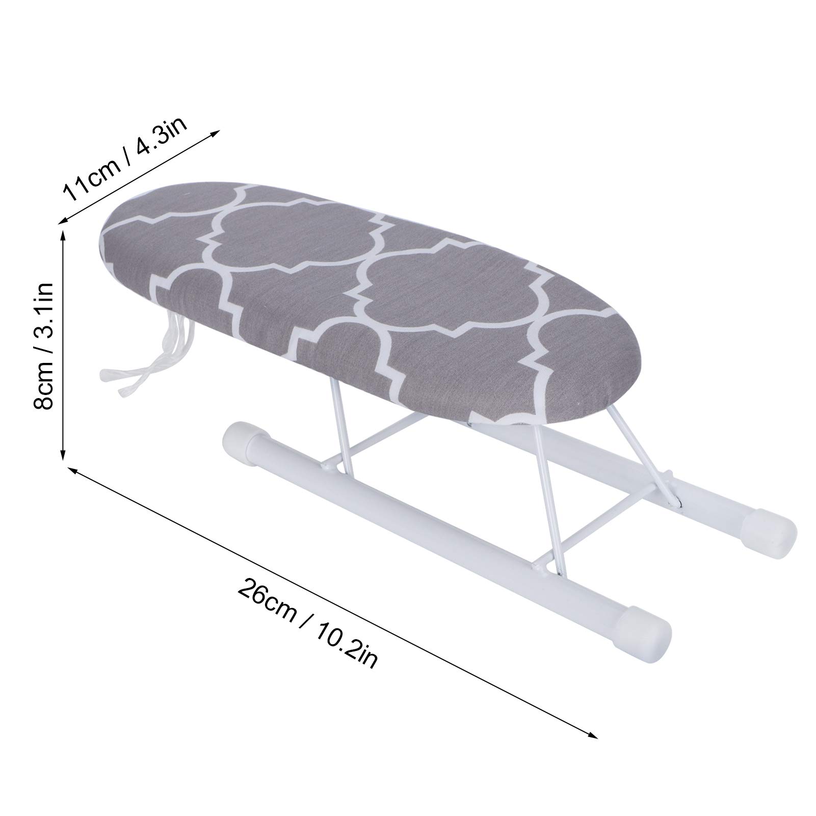 Multi?Functional Mini Ironing Board Foldable Sleeve Cuffs Collars Ironing Table Removable Washable Space?Saving for Home Travel Use(5#)