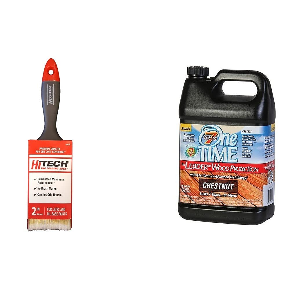 New One TIME Chestnut Wood Stain & Sealer 1 Gallon Size