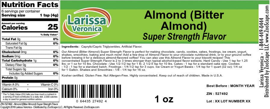 Amazon.com : Almond (Bitter Almond) Super Strength Flavor (1 oz