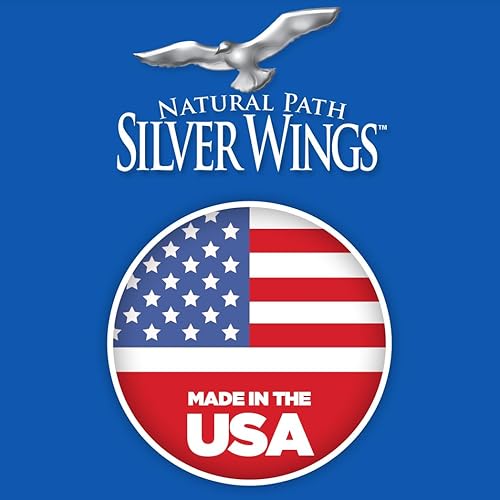 Miniatura 12 de Natural Path Silver Wings Plata coloidal - Suplemento líquido extra fuerte de apoyo inmunológico- 500 ppm (2500 mcg) - Gotero de 2 onzas