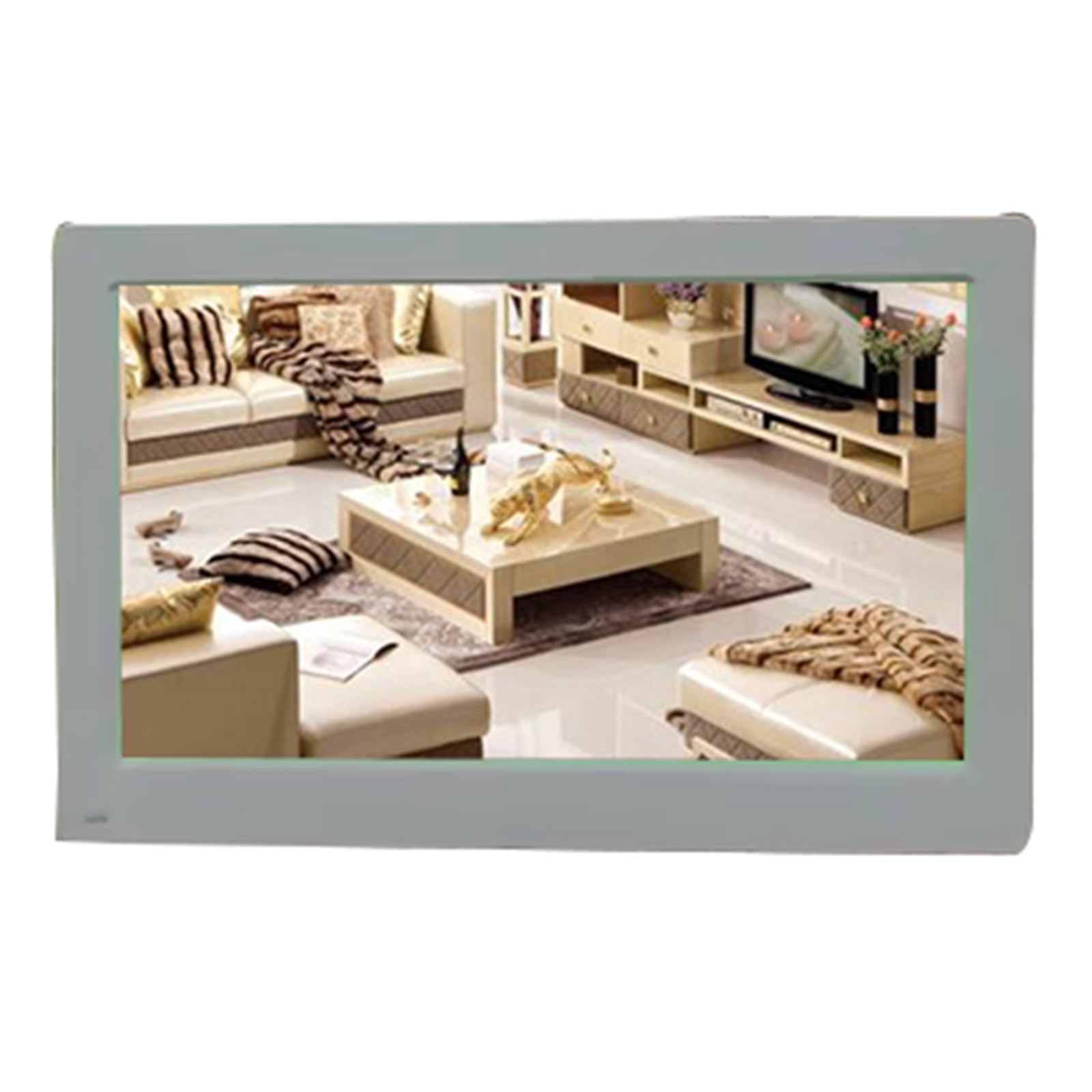 MYUYEE 13.3-Inch Digital Photo Frame Advertising Machine - 1920X1080 Ips Screen, Electronic Photo Album (White)