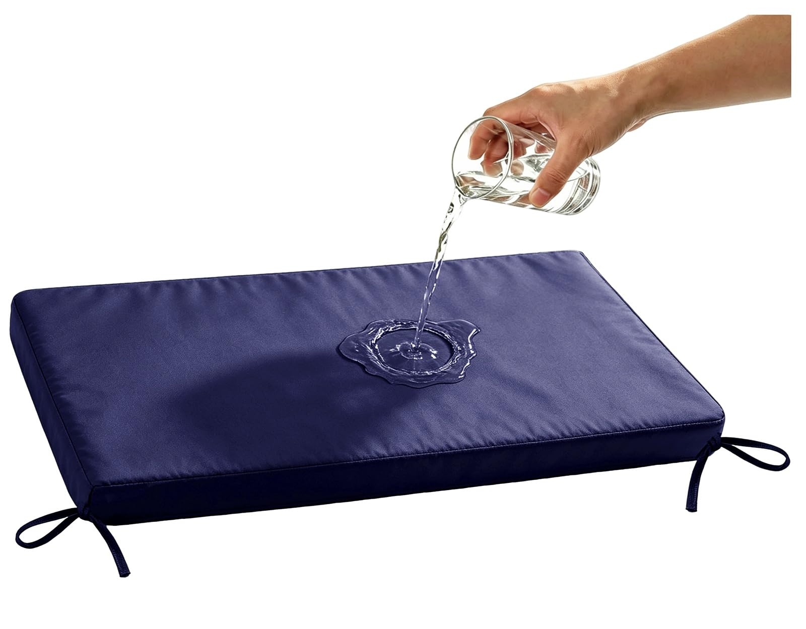 Miecoae Swing Seat Cushions for Outdoor Furniture 5cm/1.9" Thick Outdoor Bench Cushion Waterproof 80%, Settee Couch Pads with Zipper Washable, Patio Swing Seat Cushion(Violet Blue,230x60 cm 91x24 in)