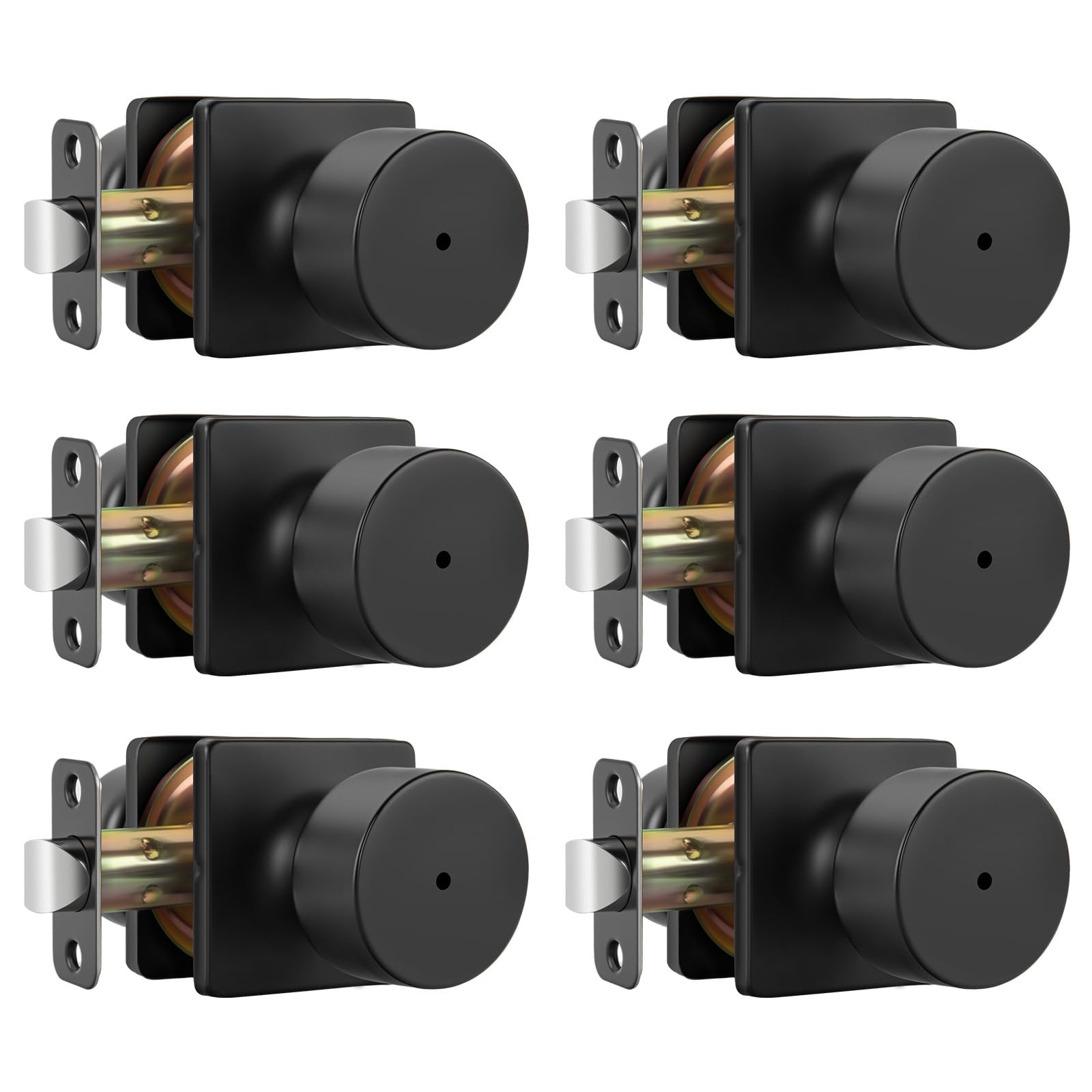Matte Black Door Knobs Interior