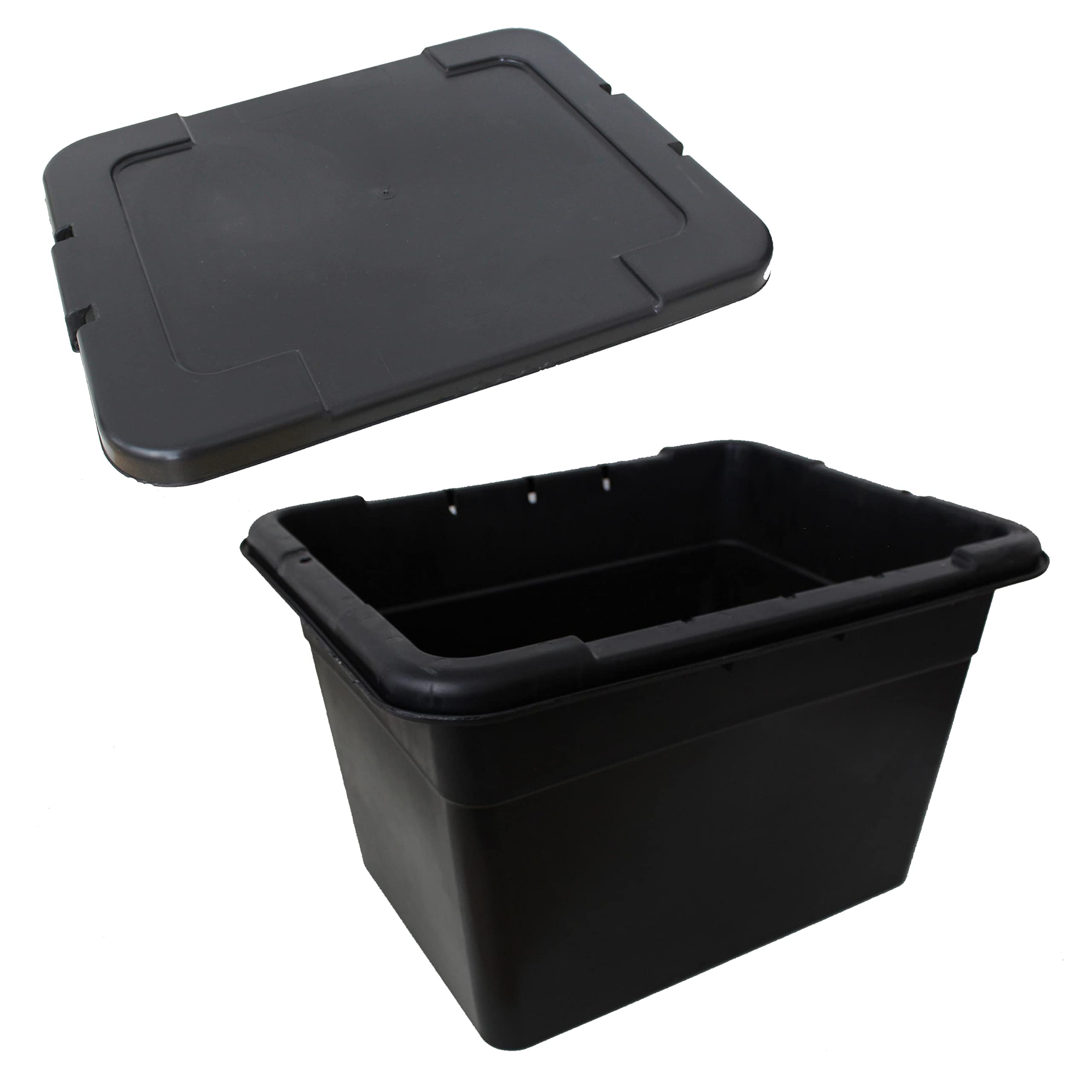 All-Green Grab Box Black 55L & Black Grab Lid