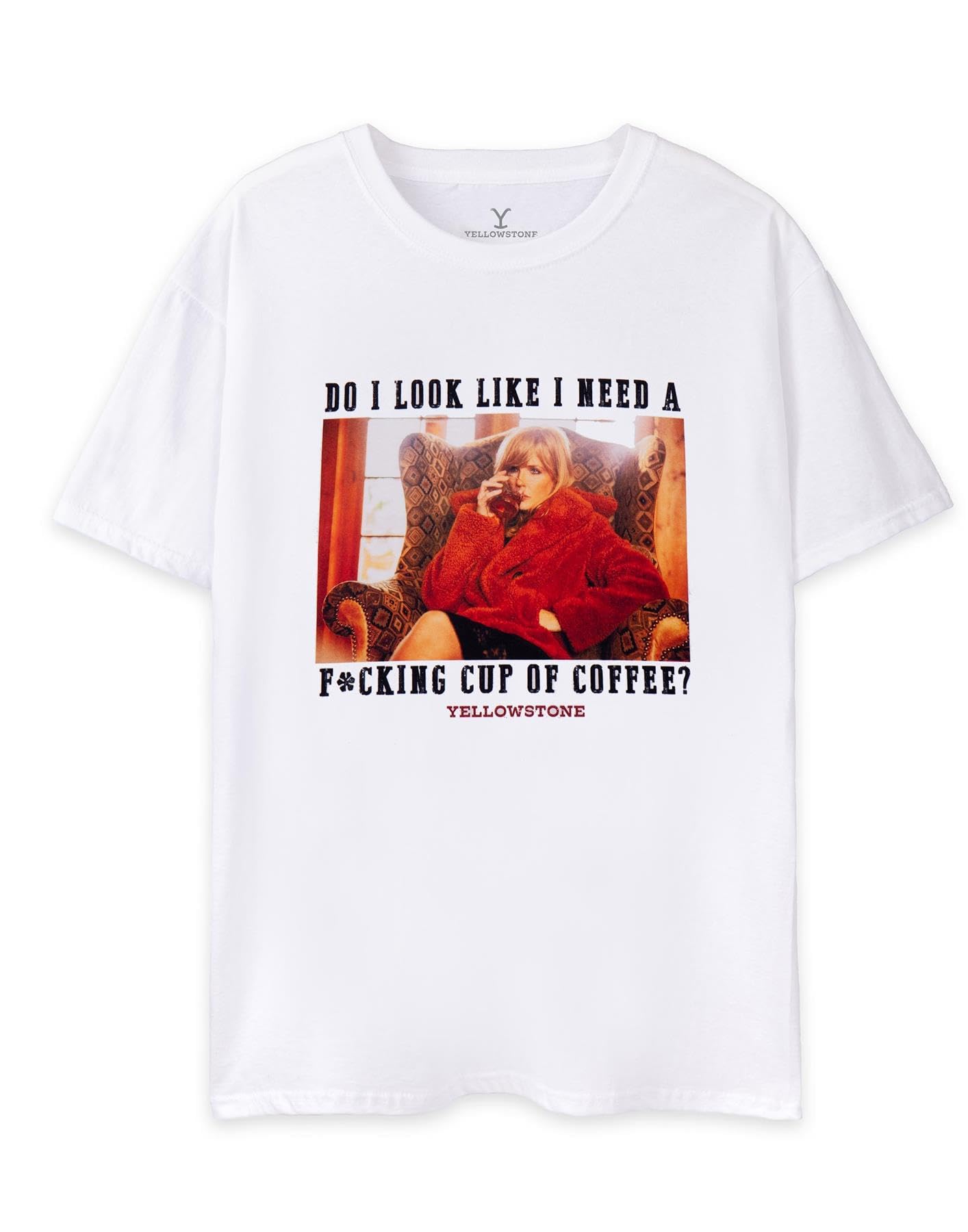 Yellowstone Women's White Short Sleeve T-Shirt Beth Dutton XXXL