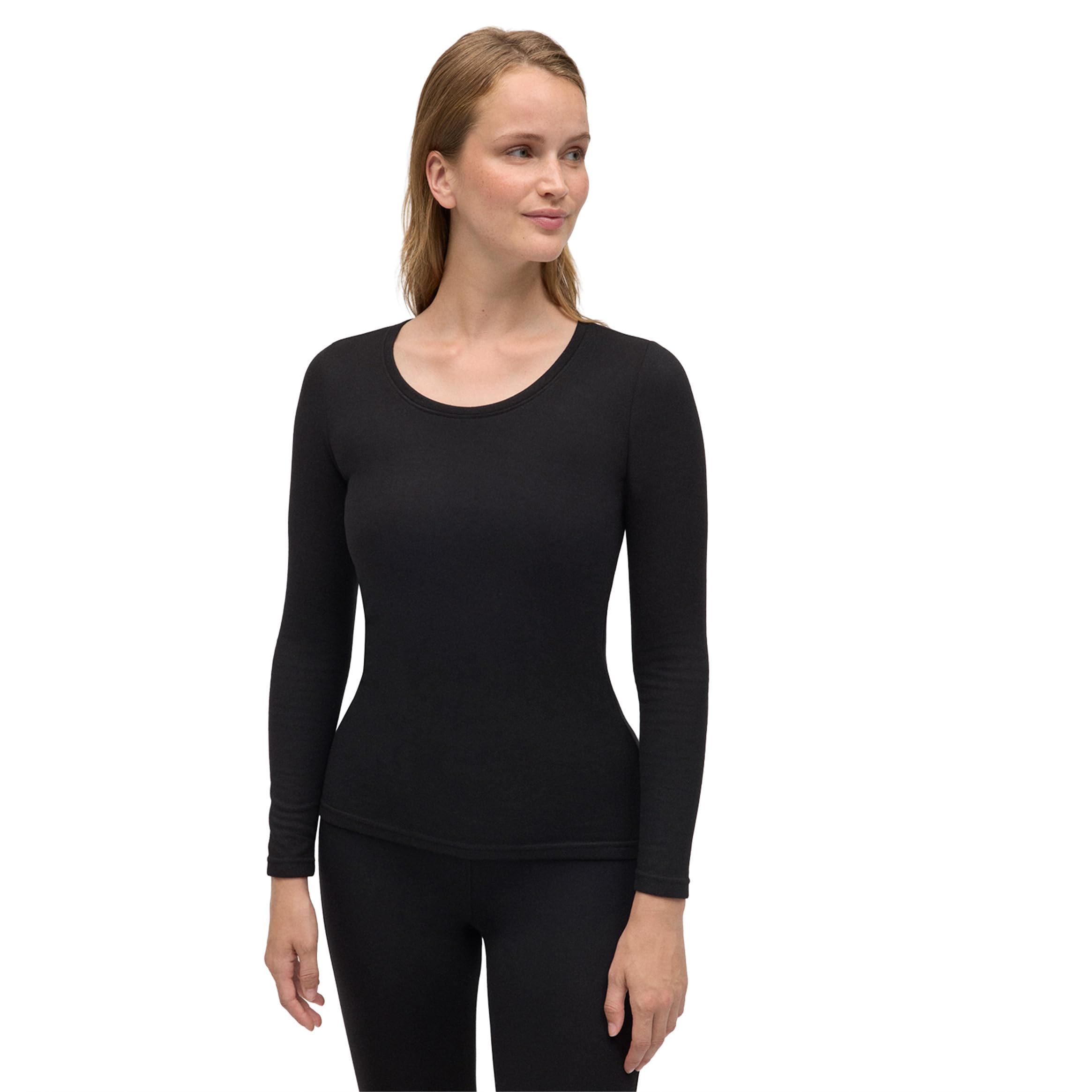 YSABEL MORA Camiseta Térmica Extra Warm Cuello Redondo Máxima Calidez y Confort para Climas Muy Fríos Ideal para Uso Diario en Invierno Diseño Básico y Fácil de Combinar.