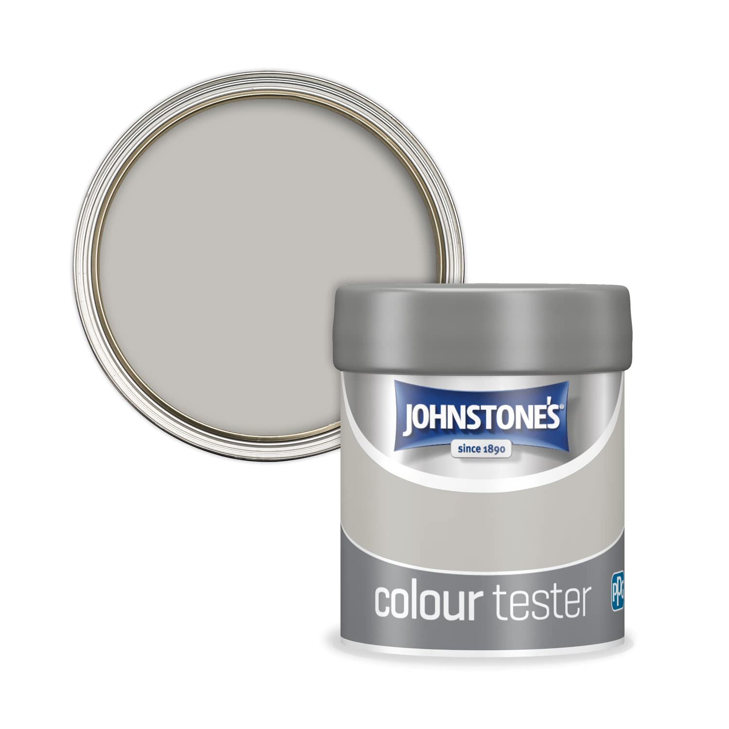 Johnstone's Matt Tester Paint 75ml - Venice Grey Interior Wall & Ceiling