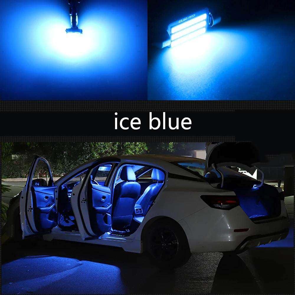 Kit de 18 Luces LED para el Interior del vehículo, Parasol y Visera, para Peugeot 308 Hatchback SW MK2 2014 2015 2016 2017 2018 2019 2020