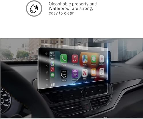 Miniatura 4 de Protector de pantalla de vidrio templado para Nissan Altima 2023-2025 pantalla táctil de 12.3 pulgadas | HD transparente, antirreflejo, resistente a