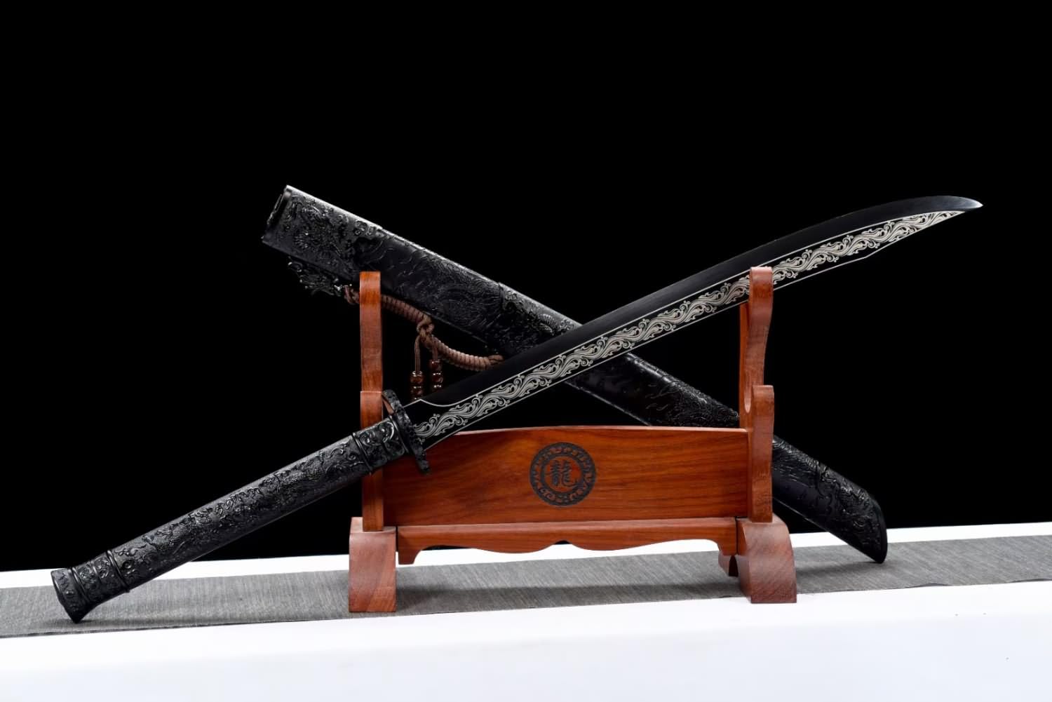Amazon.com : LOONGSWORD Chinese Saber Sword Real,Broadsword
