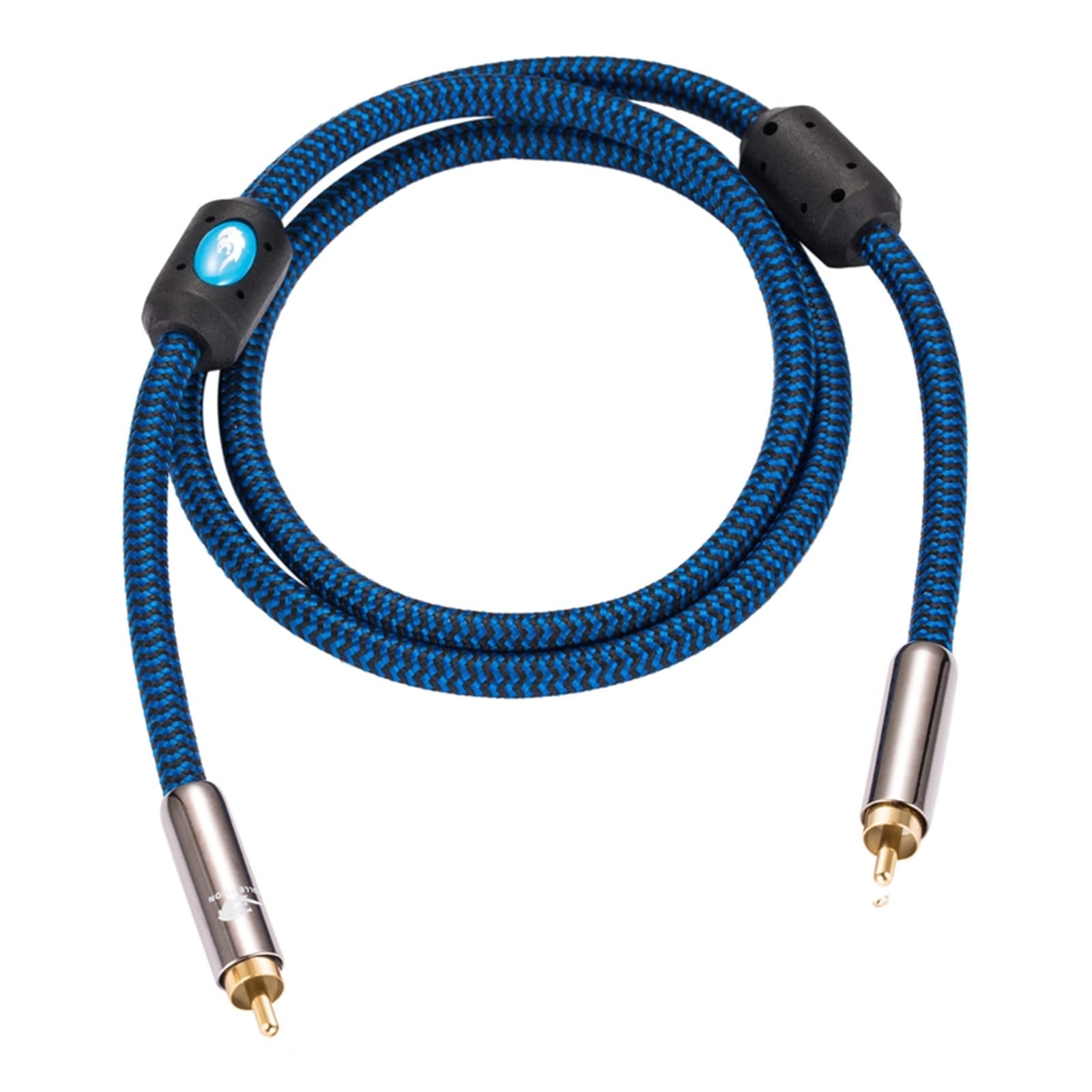 Artemisia Câble Coaxial RCA Spdif RCA Mâle à Mâle Compatible avec Projecteur AMP Subwoofer HiFi Audio/Vidéo Câble Sheilding 1M 2M 3M 5M 8M 10M (Color : Svart, Size : 5meter)