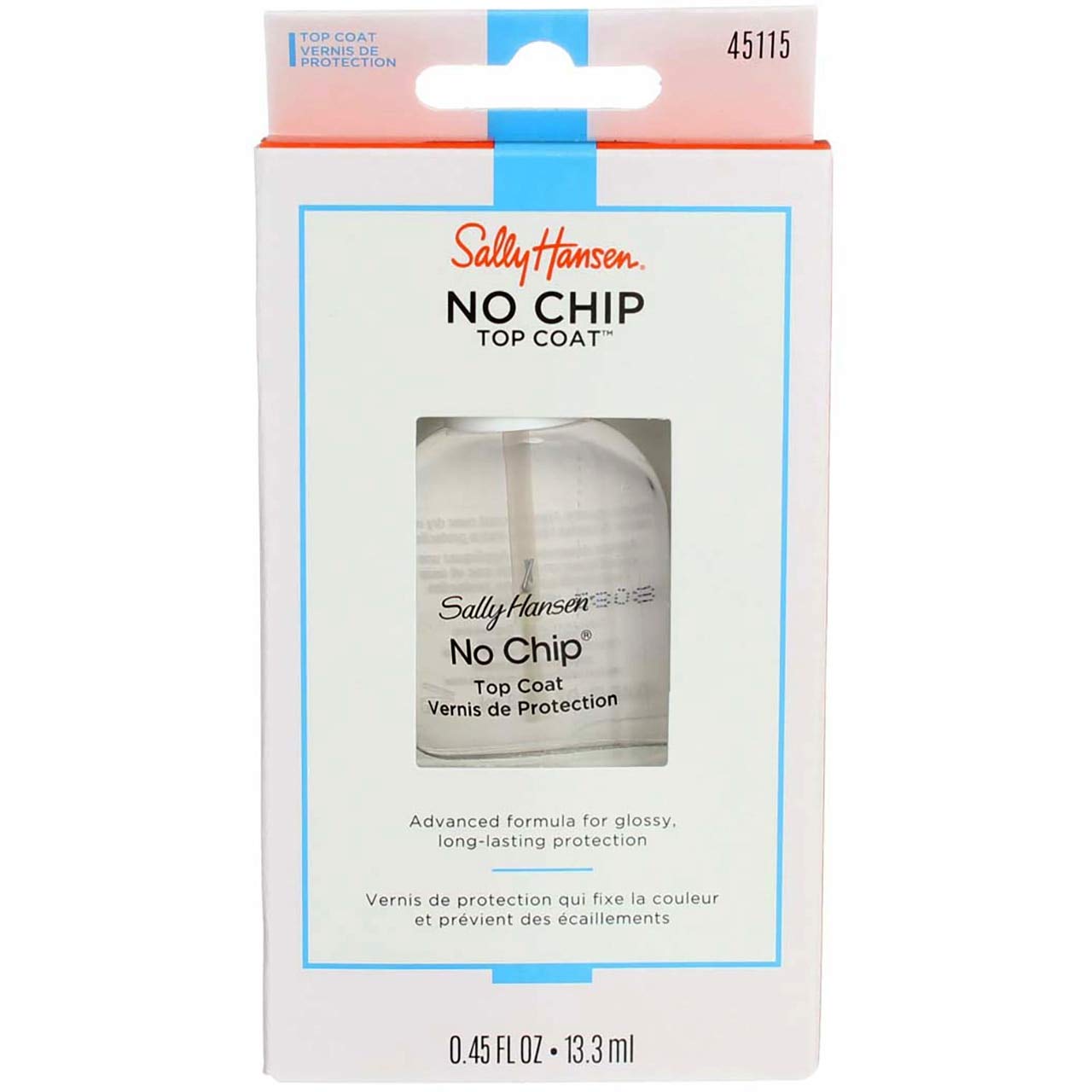 Sally HansenNo Chip Top Coat 0.45 Ounce (13.3ml) (3 Pack)