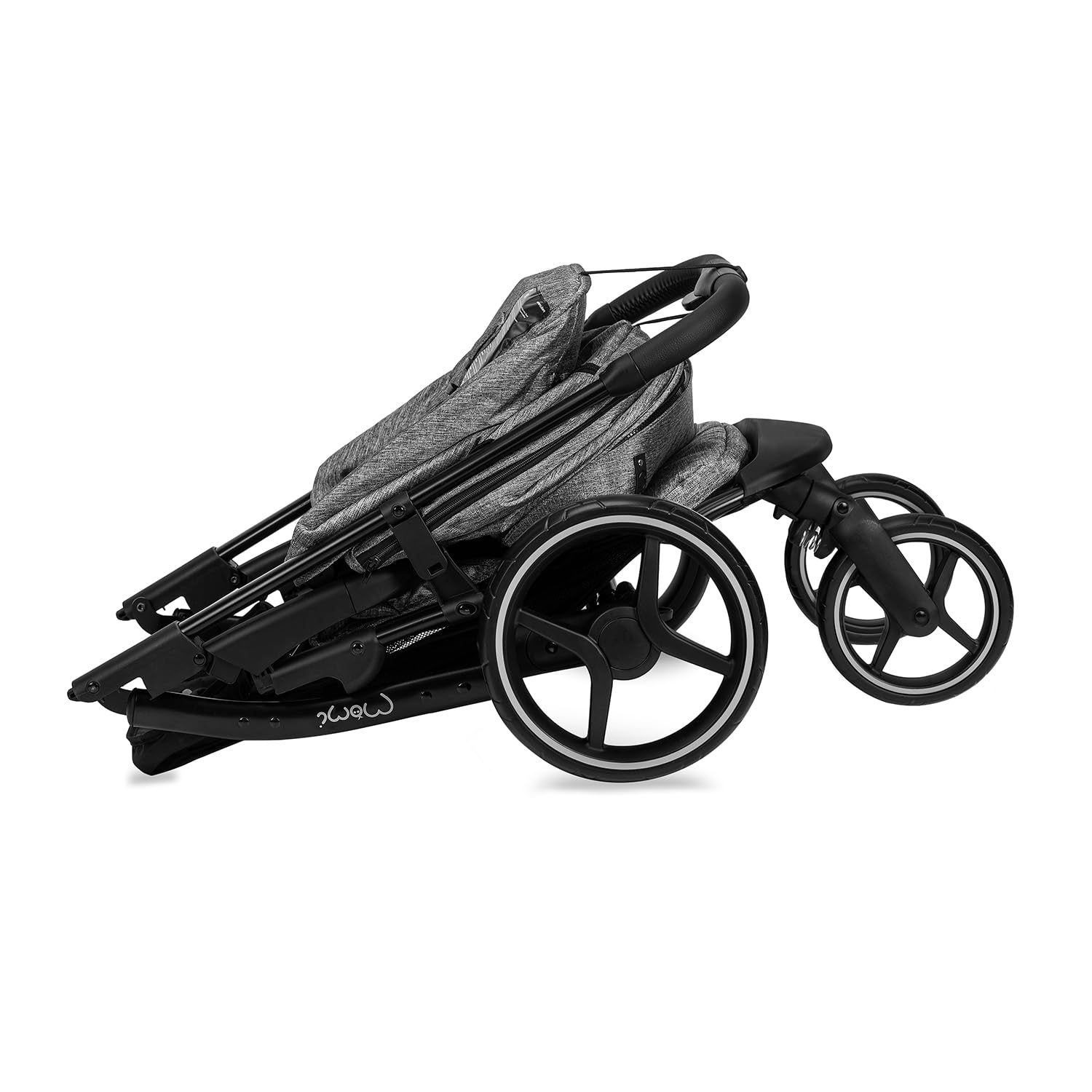 MoMi MIYA EVA Kinder-Buggy Kinderwagen ab 6. Monat bis 22 kg 5-Punkt-Sicherheitsgurt Einkaufskorb Fußsack Getränkehalterung Regenschutz Insektenschutz