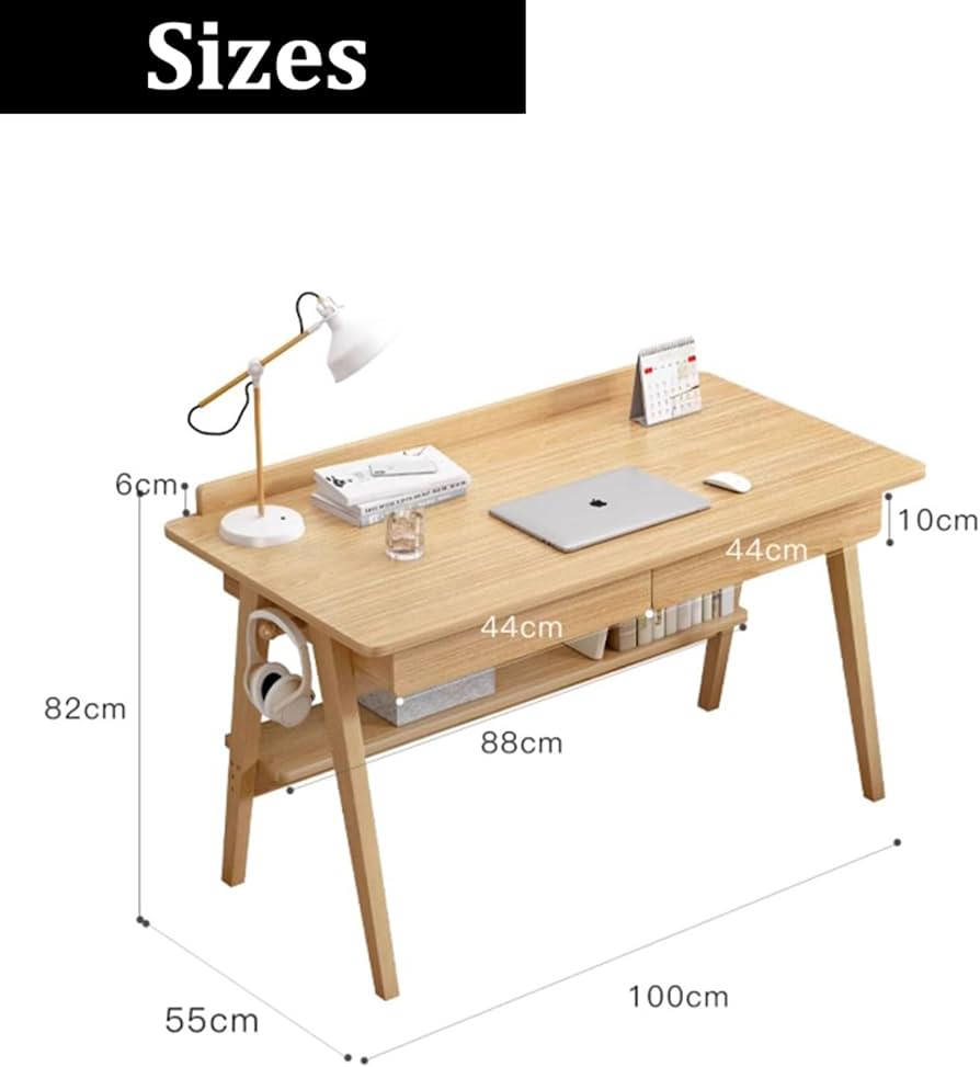 Amazon.com: Mid Century Modern Desk with Storage Drawers, Home