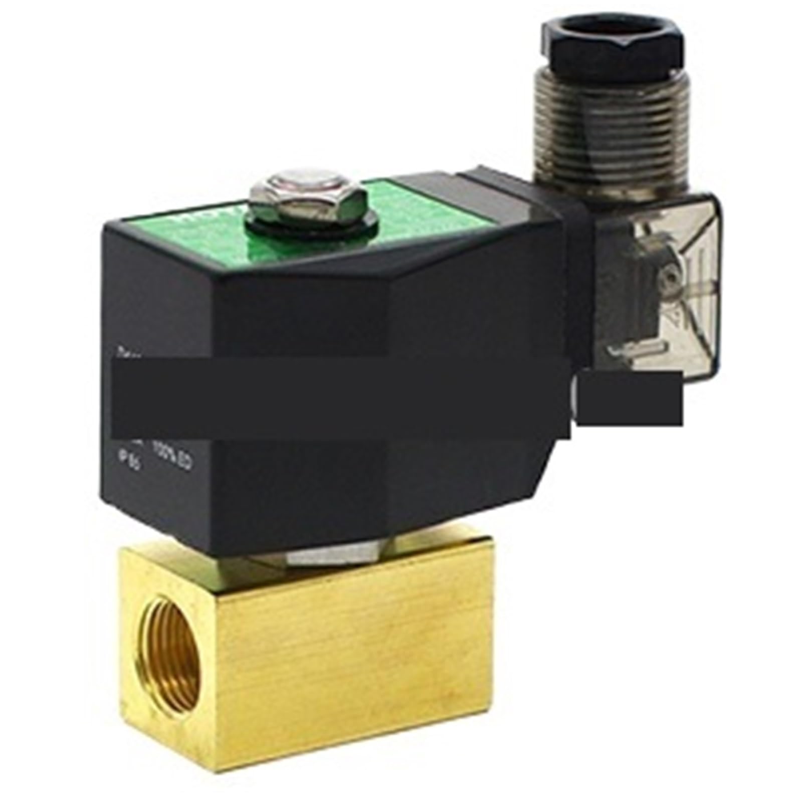 Coasddrld Ac 220V Dc 12V 2 Way Direct Acting Brass Solenoid Valve G3/8"(Ac 220V)