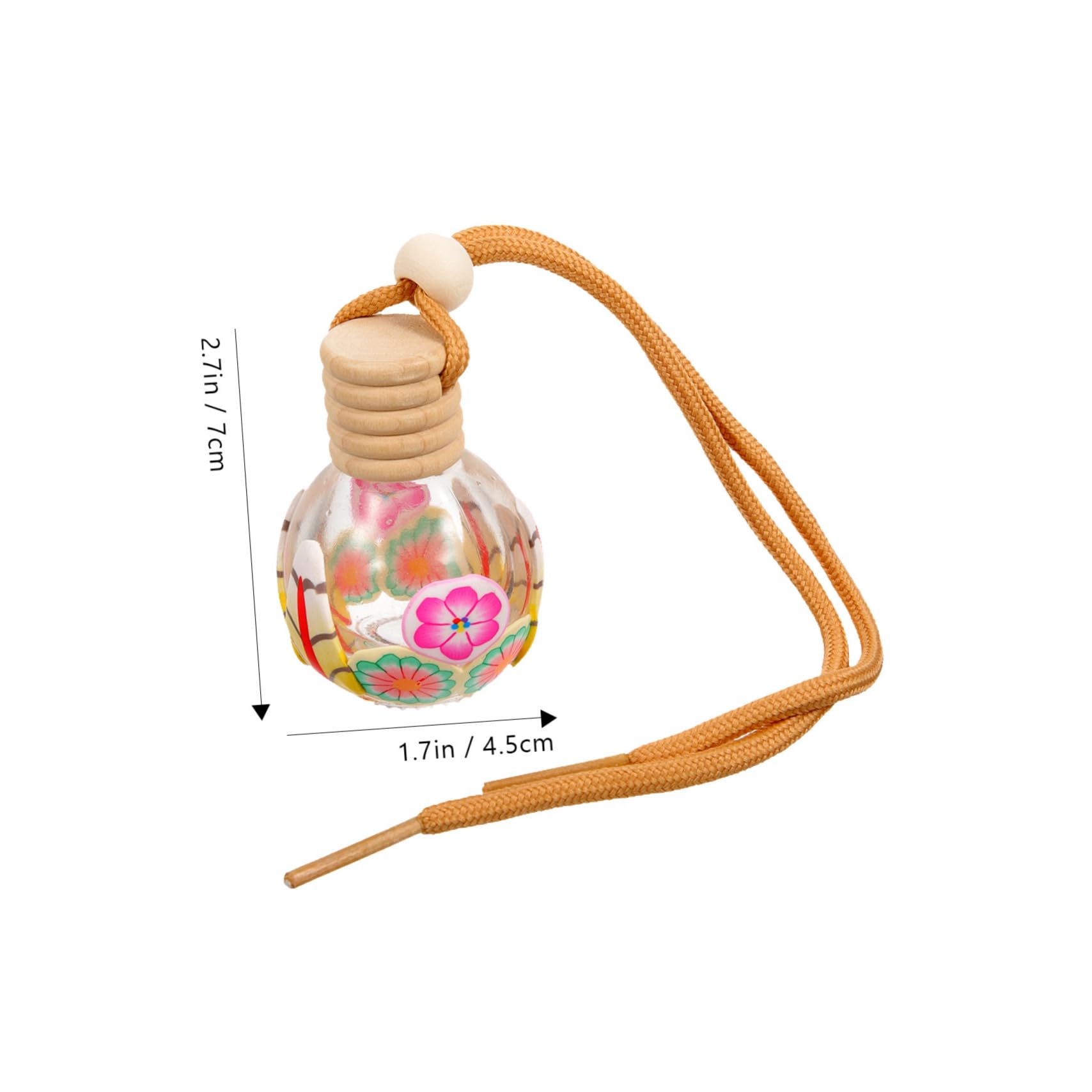 Colgante para Coche Botella de Perfume 10 Piezas Vidrio