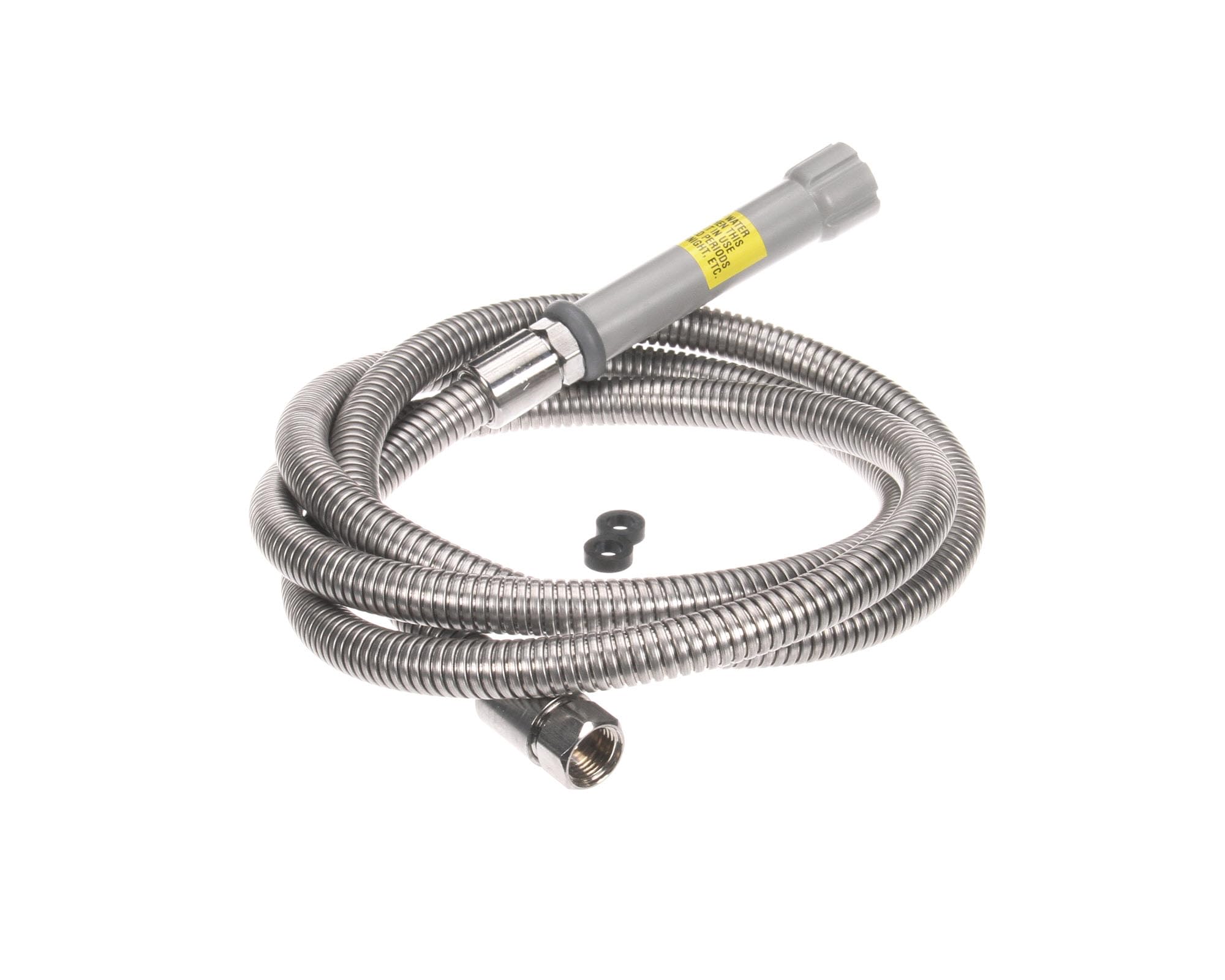 T&S Brass B-0096-H 96-inch - Manguera flexible de acero inoxidable para latón