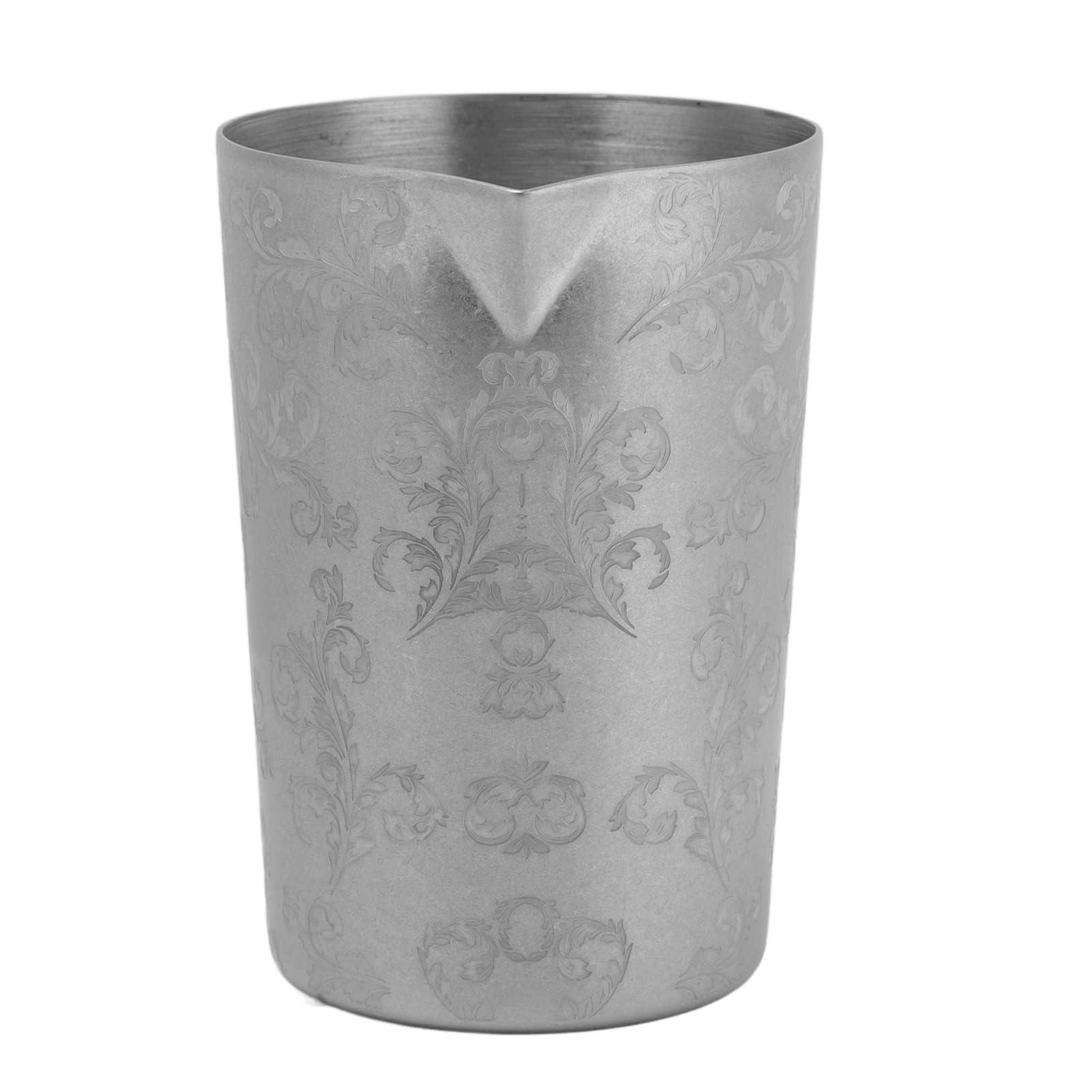 Mixing Glass Barman Acciaio, Bicchiere per Cocktail in Acciaio Inossidabile per Miscelazione Agitazione in Vetro perChe Tira lo Shaker perin Vetro per Miscelazione
