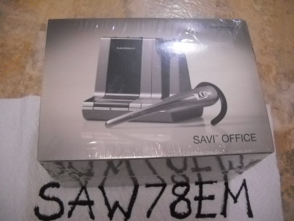 Plantronics Savi Office WO100 Convertible Wireless Headset DECT 6.0