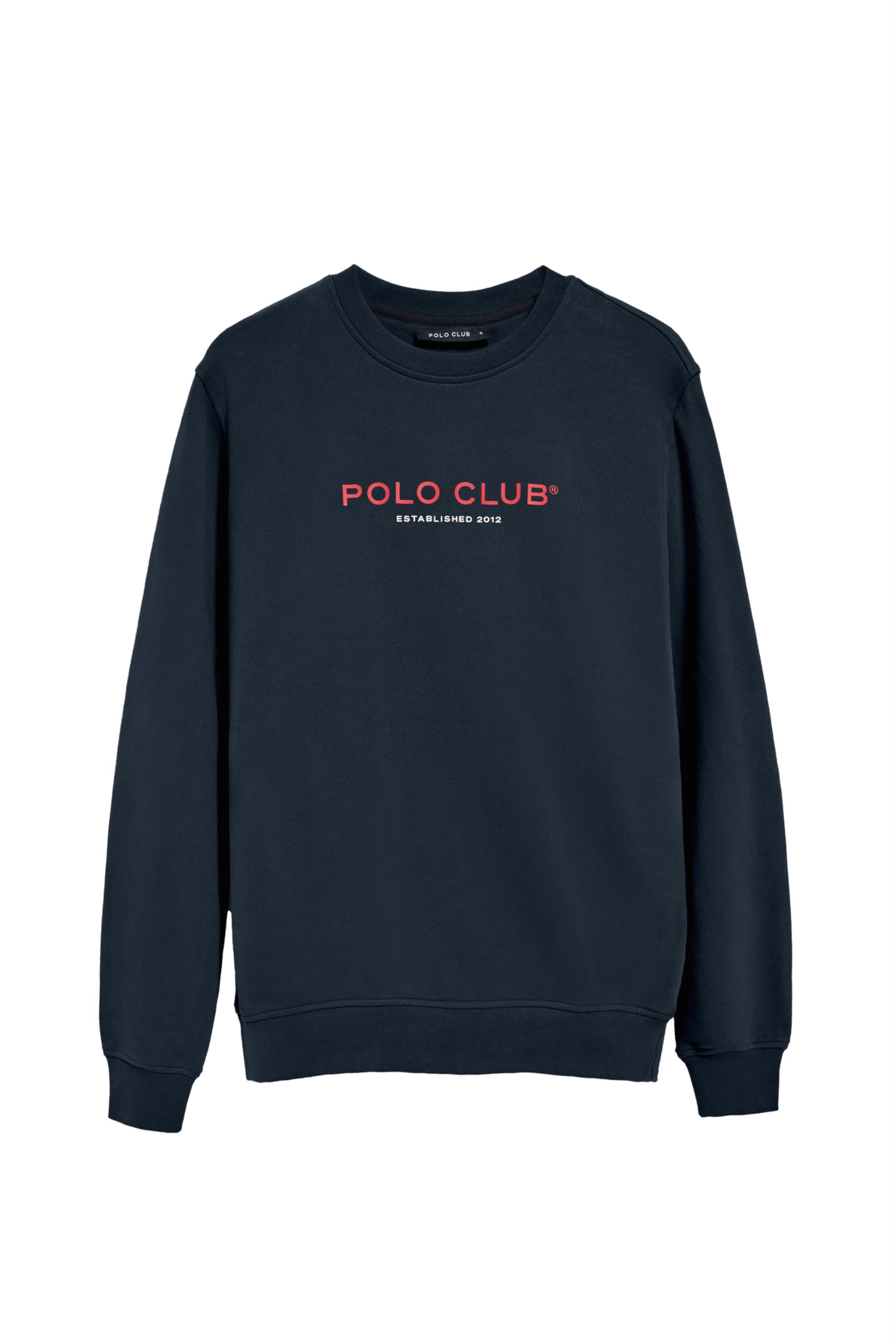 Polo Club Sudadera Hombre Básica 100% Algodón Sin Capucha - Sweatshirt Men