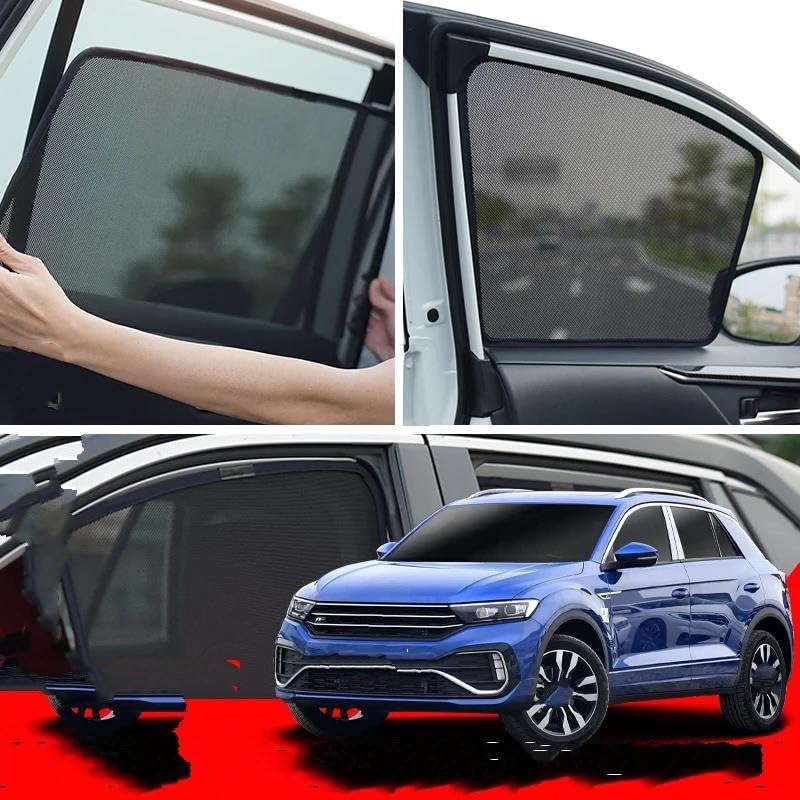 Dakdragers geschikt voor de Volkswagen T-Roc 2018 t/m 2021 glad dak - Aluminium - Hoog