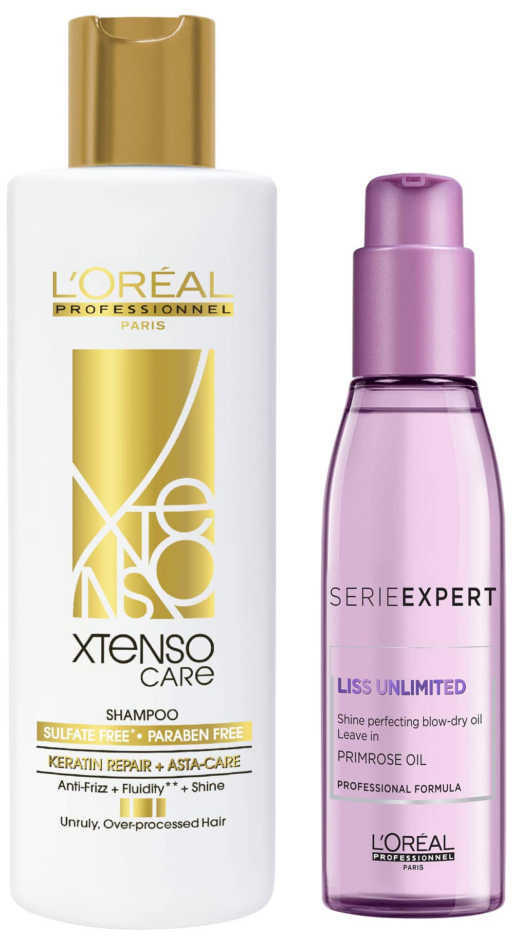 L'OREAL PROFESSIONNEL PARIS Xtenso Care Sulfate-Free* Shampoo 250 Ml,For All Hair Types&L'Oréal Professionnel Serie Expert Liss Unlimited Blow Dry Serum 125 Ml,For Frizz-Free Hair-image-27
