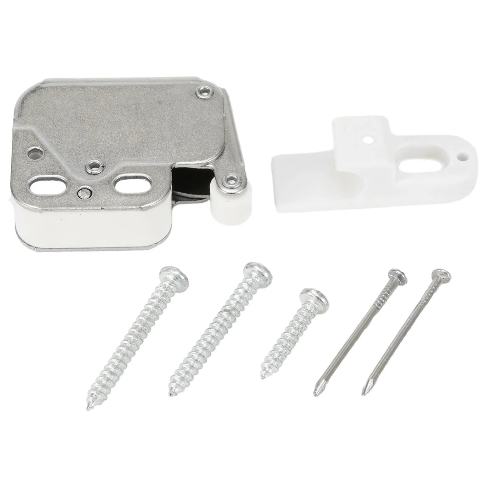 Xctdsvah One Color Cupboard Latch Touch Latch Automatic Spring Push Catch Bounce Lock For Cabinet Cupboard Doors Furniture Hardware Accessories