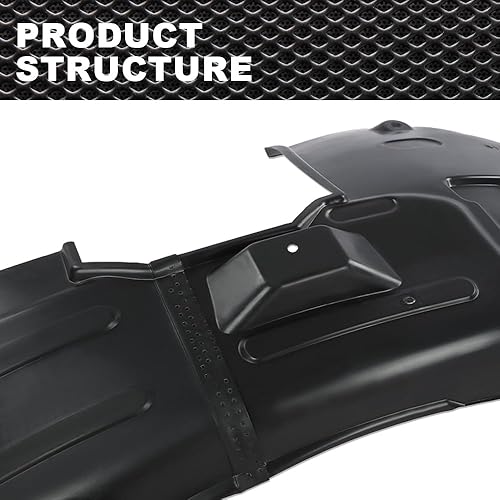 Miniatura 7 de Juego de 2 protectores contra salpicaduras para el lado del conductor y el lado derecho del pasajero delantero izquierdo compatible con Hyundai