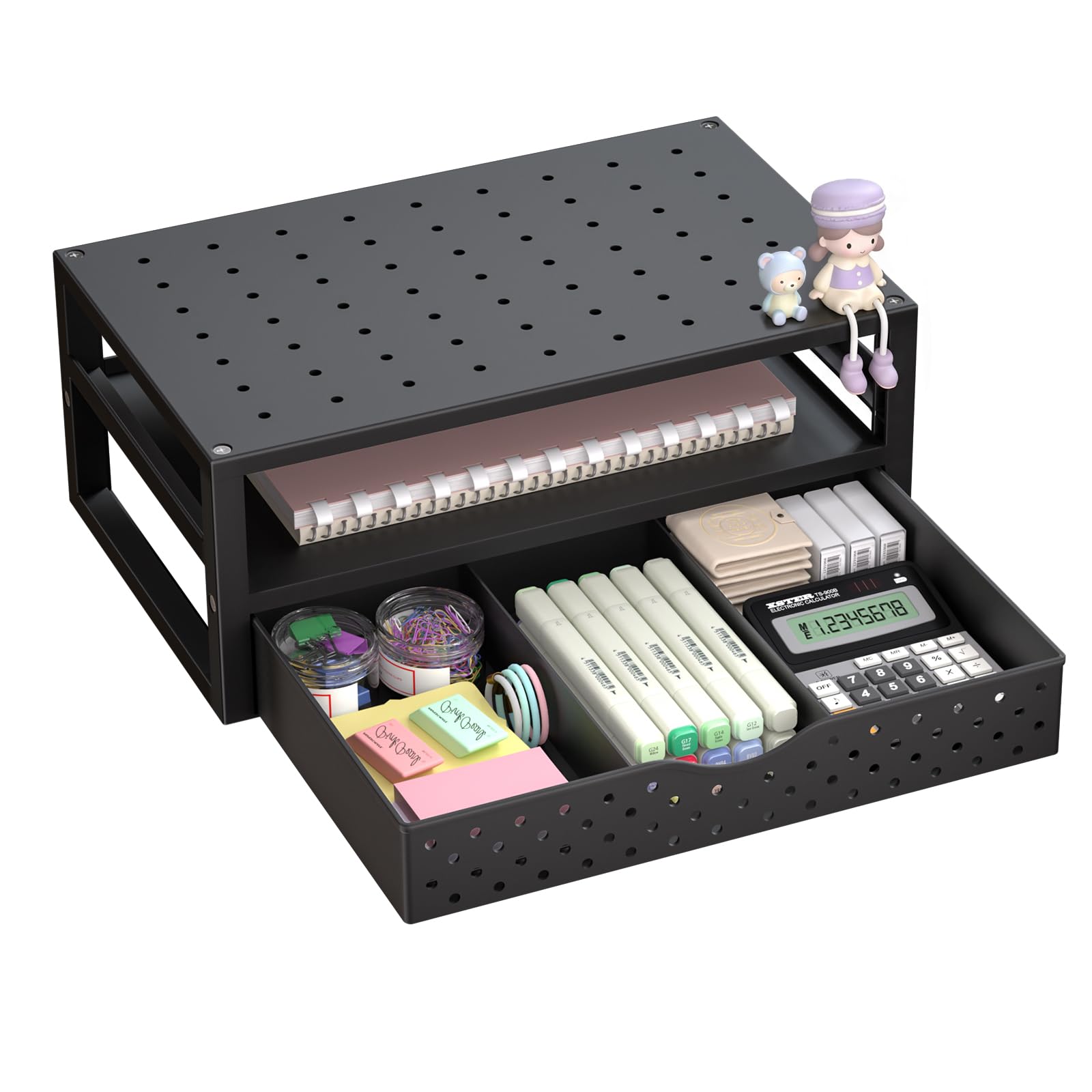 Black / 1 / 2-Tier