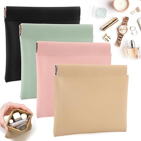 Dawncog PU Leather Coin Purse Cosmetic Bag