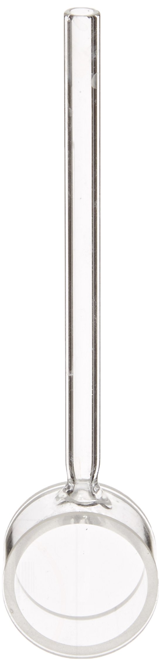 Varsal Type 37-I-10 IR Quartz Long Outlet Cylindrical Spectrophotometer Cell, 10mm Pathlength, 2.8ml Capacity, 180nm to 4000nm Range (Case of 1)