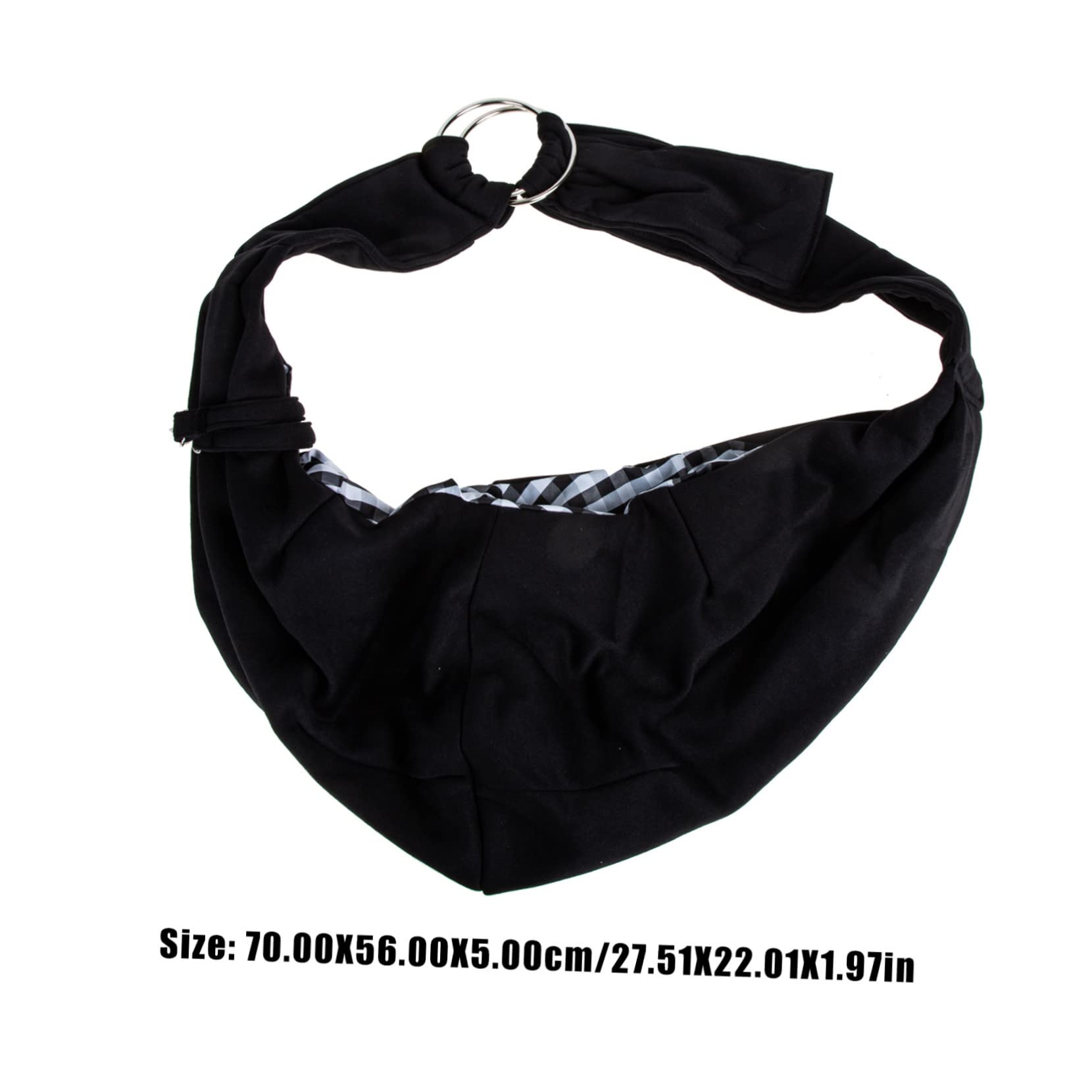 VANZACK Reusable Cat Sling Carrier Bag Portable Pet Backpack for Outdoor Travel Breathable Crossbody Kitten Pouch Practical Dog Carrier for Hiking Shopping and Sightseeing