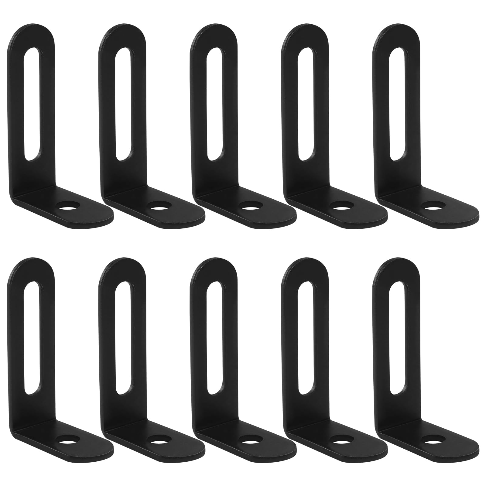 Amazon.com: Hordion 10Pcs Slotted L Bracket, Stainless Steel L