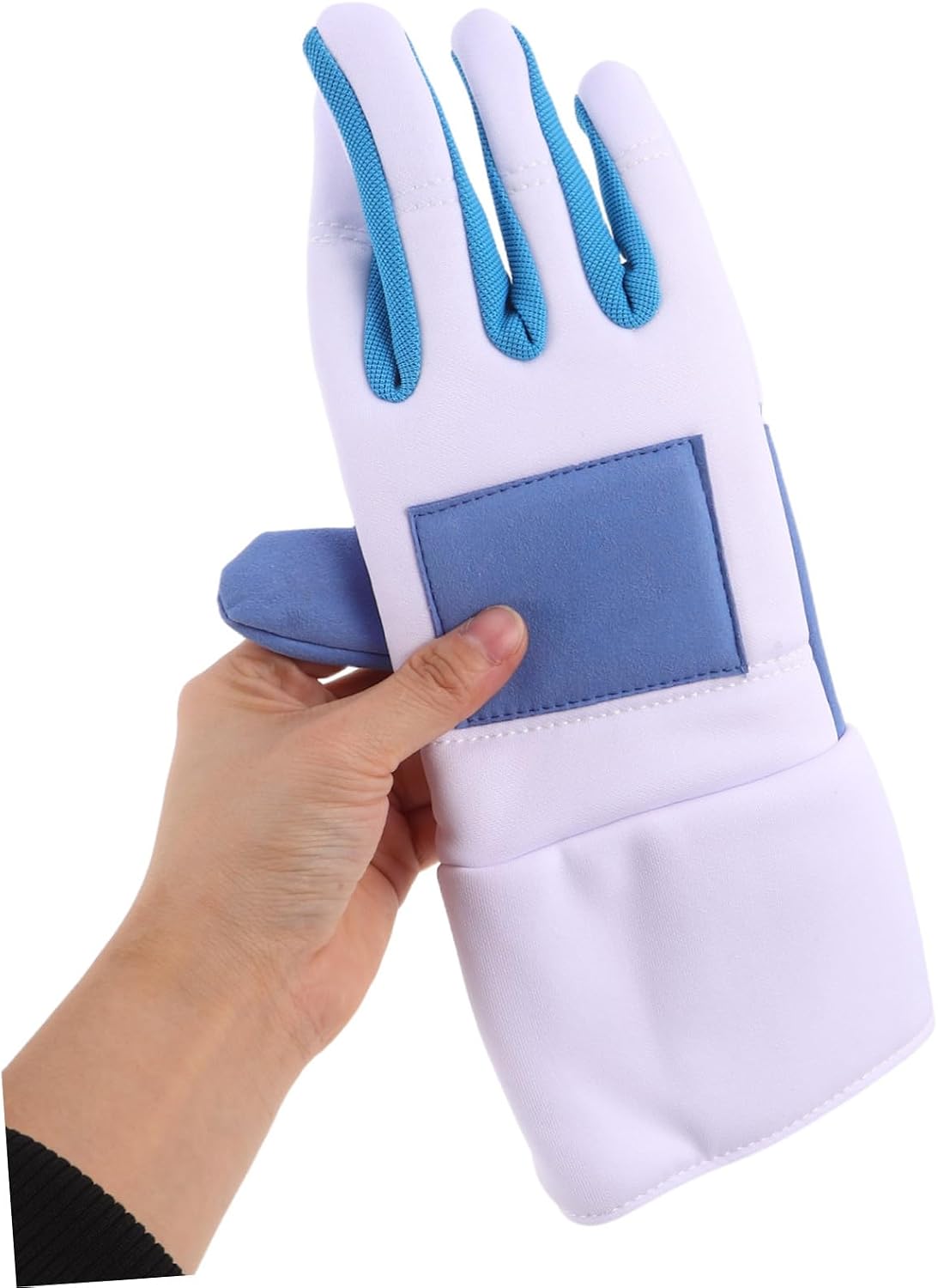 Toyvian Nonskid Fencing Gloves for Epee Practice, Padded Cotton Nylon PU