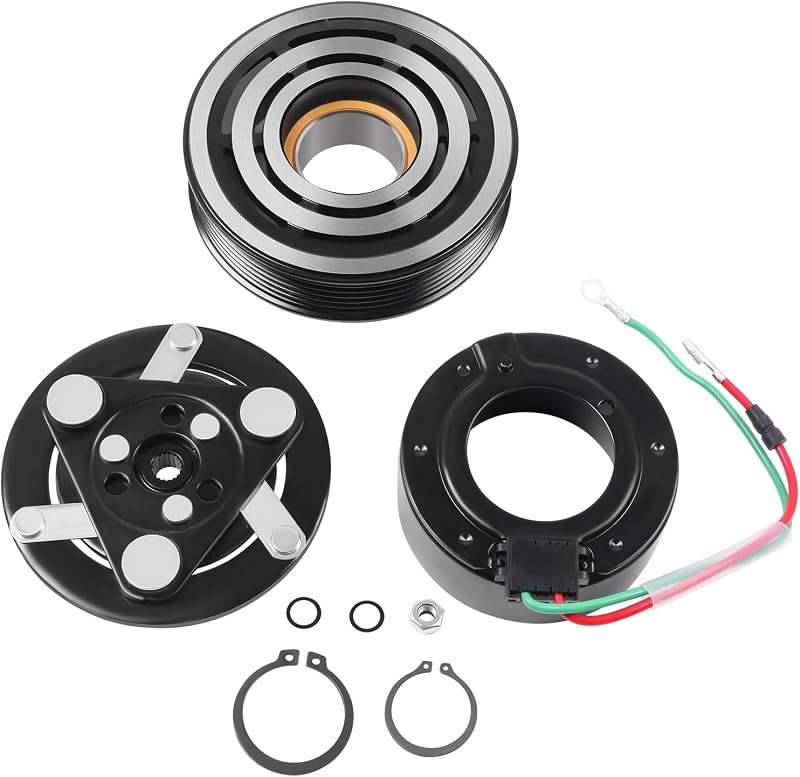 Kit de embreagem do compressor do ar-condicionado SCITOO para Honda Civic 1.7L e 2.0L 2002 a 2005 – Conjunto