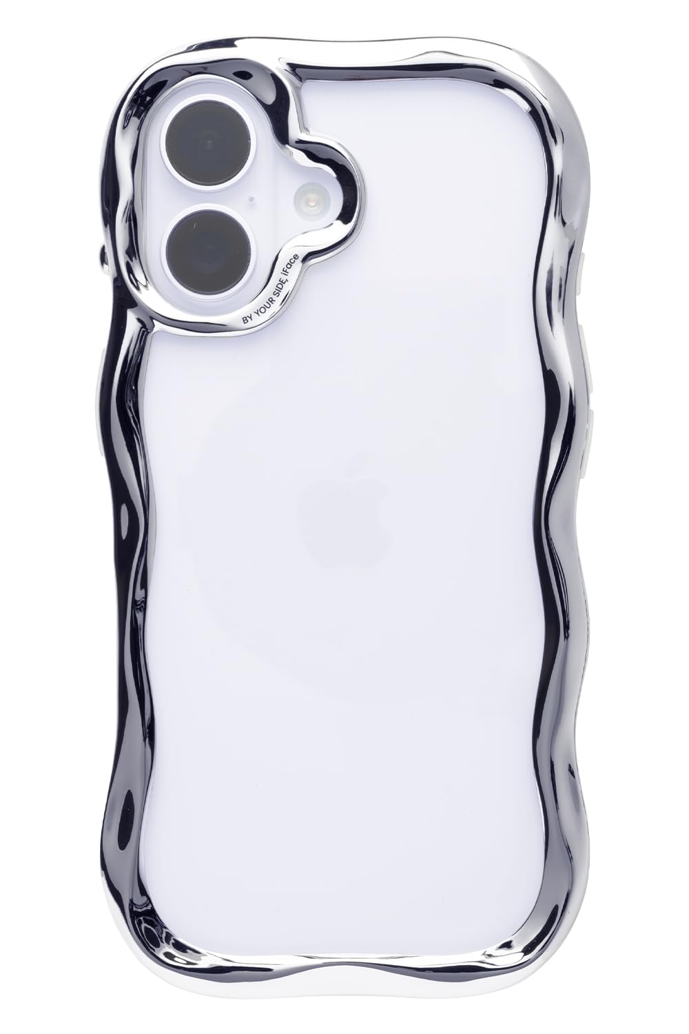 Amazon.co.jp: iFace BeBling Wave iPhone 17 対応 ケース (シルバー
