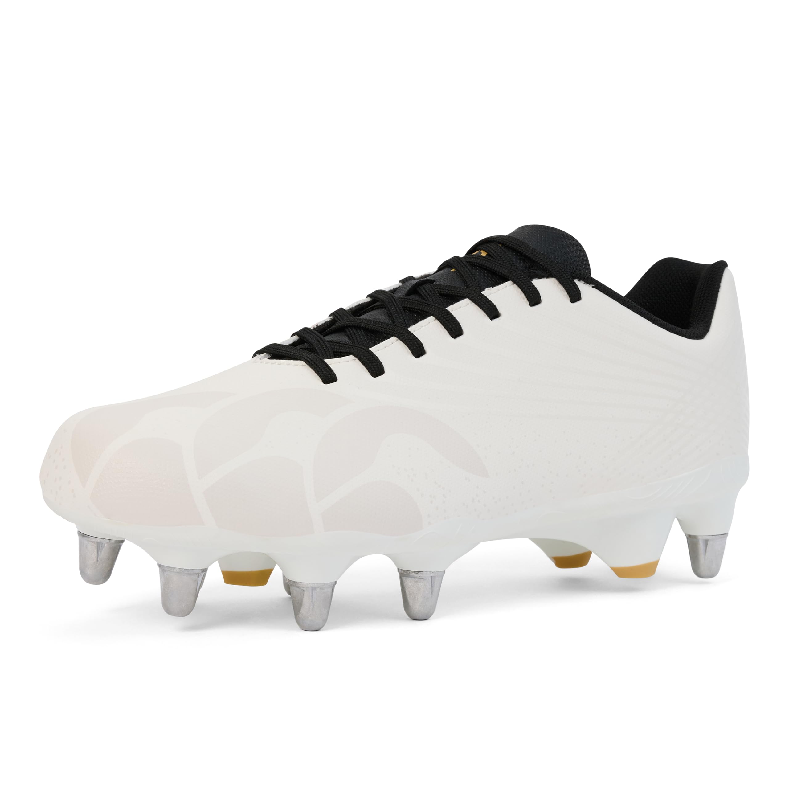 Canterbury Adults Unisex Stamped Ground Break Team Soft Ground Rugby Boots White