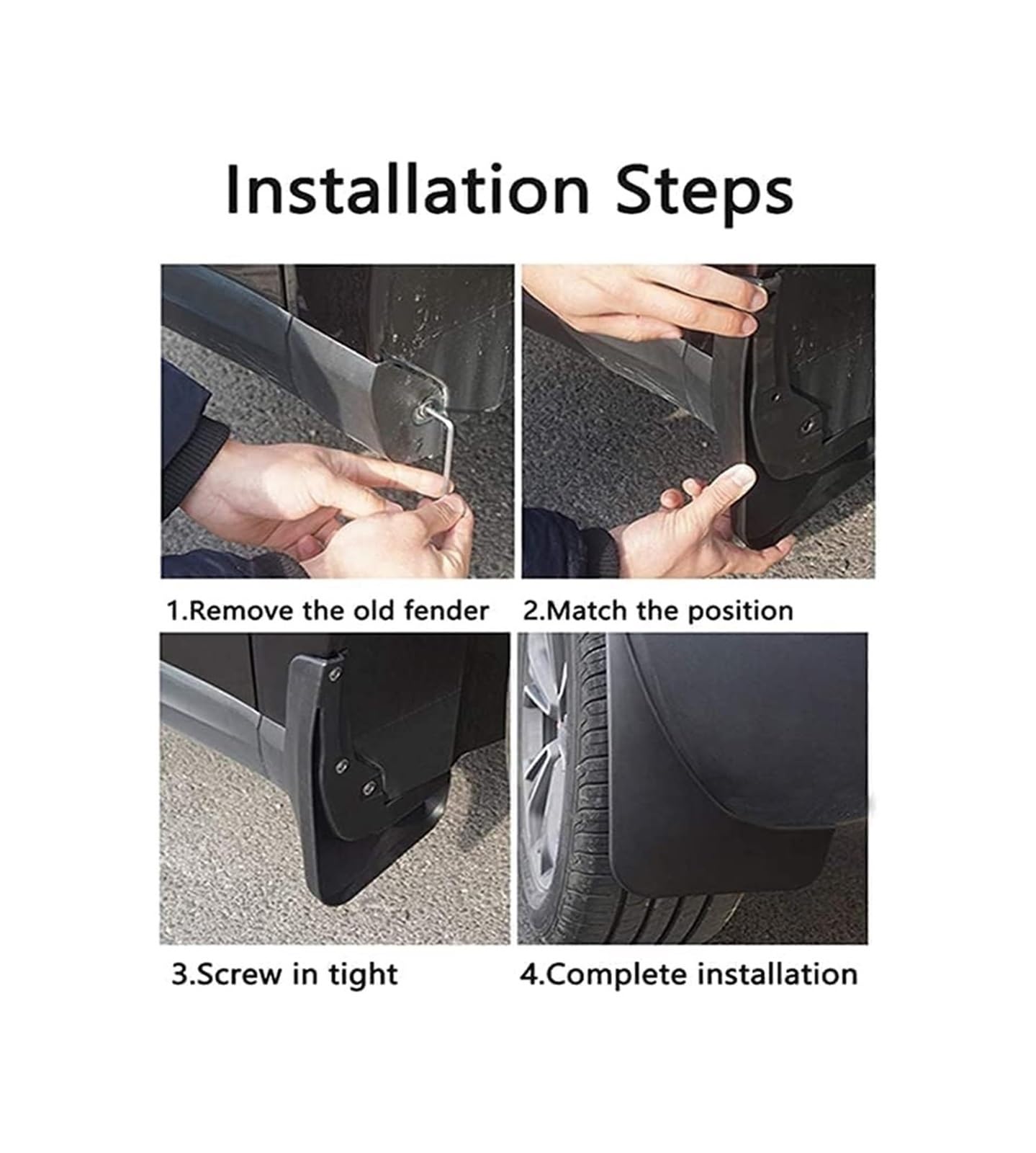Per Range Per Rover Per Sport L320 2005-2015- Paraspruzzi Per Auto Anteriori E Posteriori Protezione Parafango Per Pneumatici Passaruota Parafanghi Anteriori E Posteriori