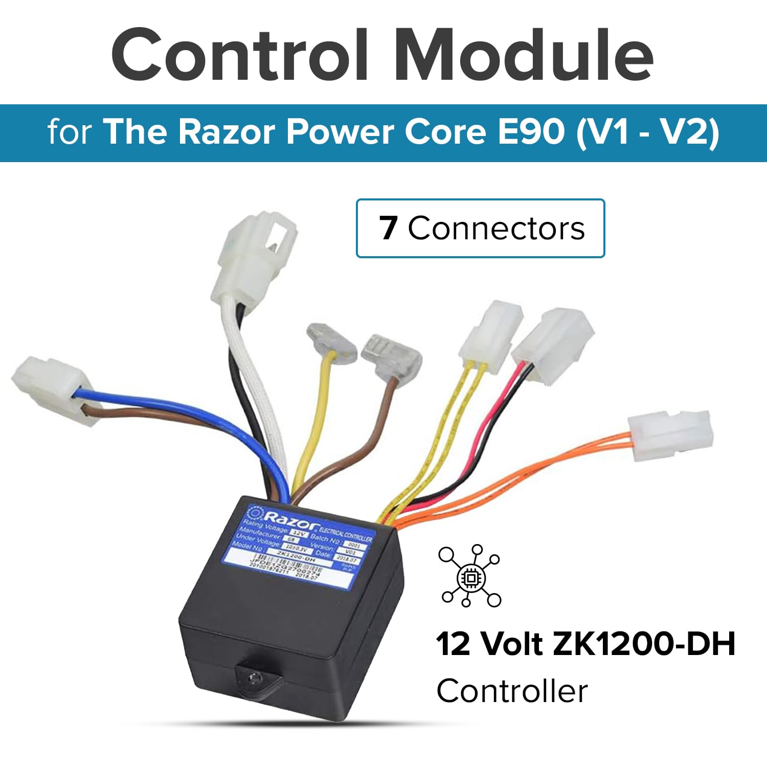 AlveyTech Razor 90 Series Electric Scooter Controller (Power Core 90 (Versions 1+)) : Sports & Outdoors