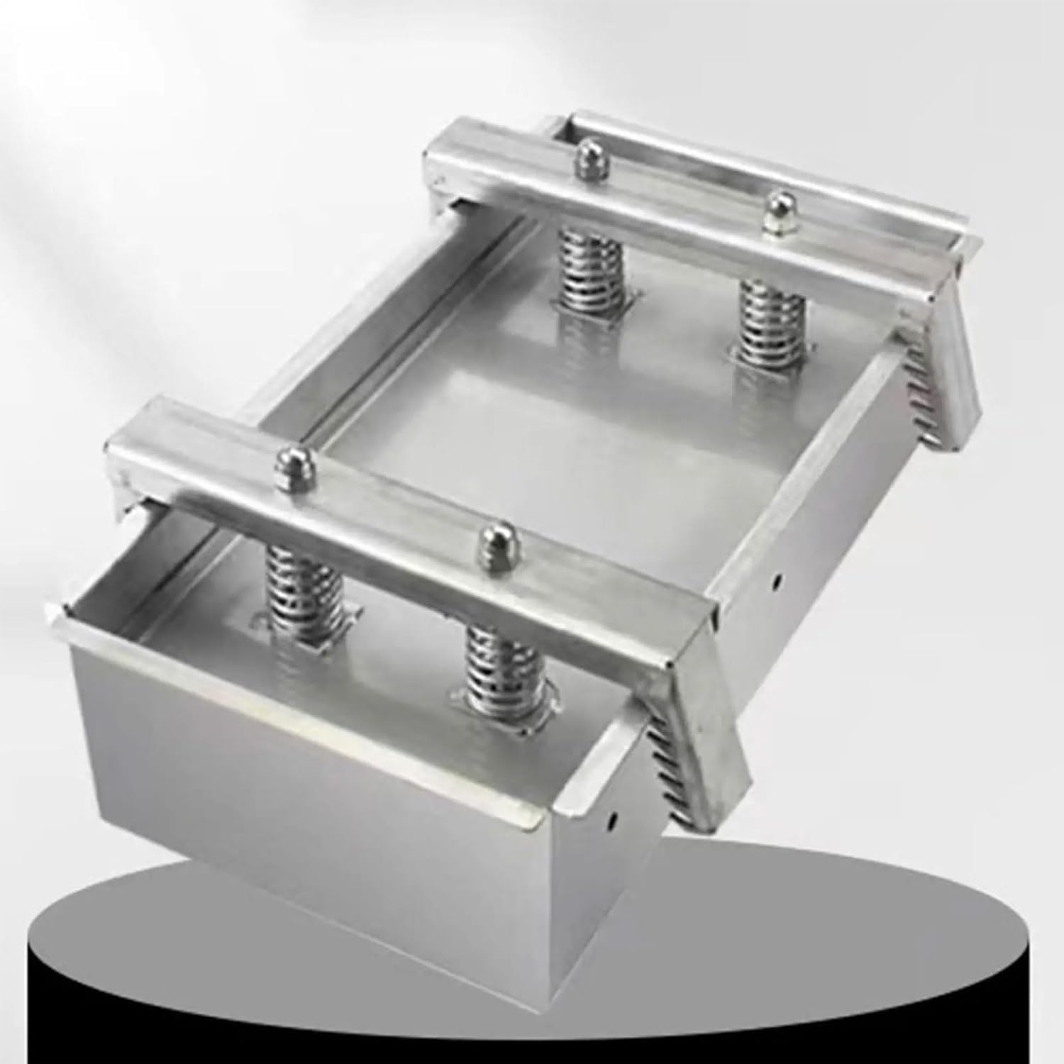 Schinken-Fleisch-Pressform, tragbare Lunch-Fleischpresse aus Edelstahl mit doppelter Kompressionsfeder, ideal for Hausmannskost und hausgemachte Sandwiches(500g)