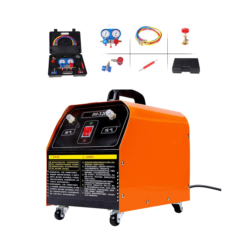Pompe à vide kit de réfrigération fluor climatisation automobile 3.6L double usage - 8